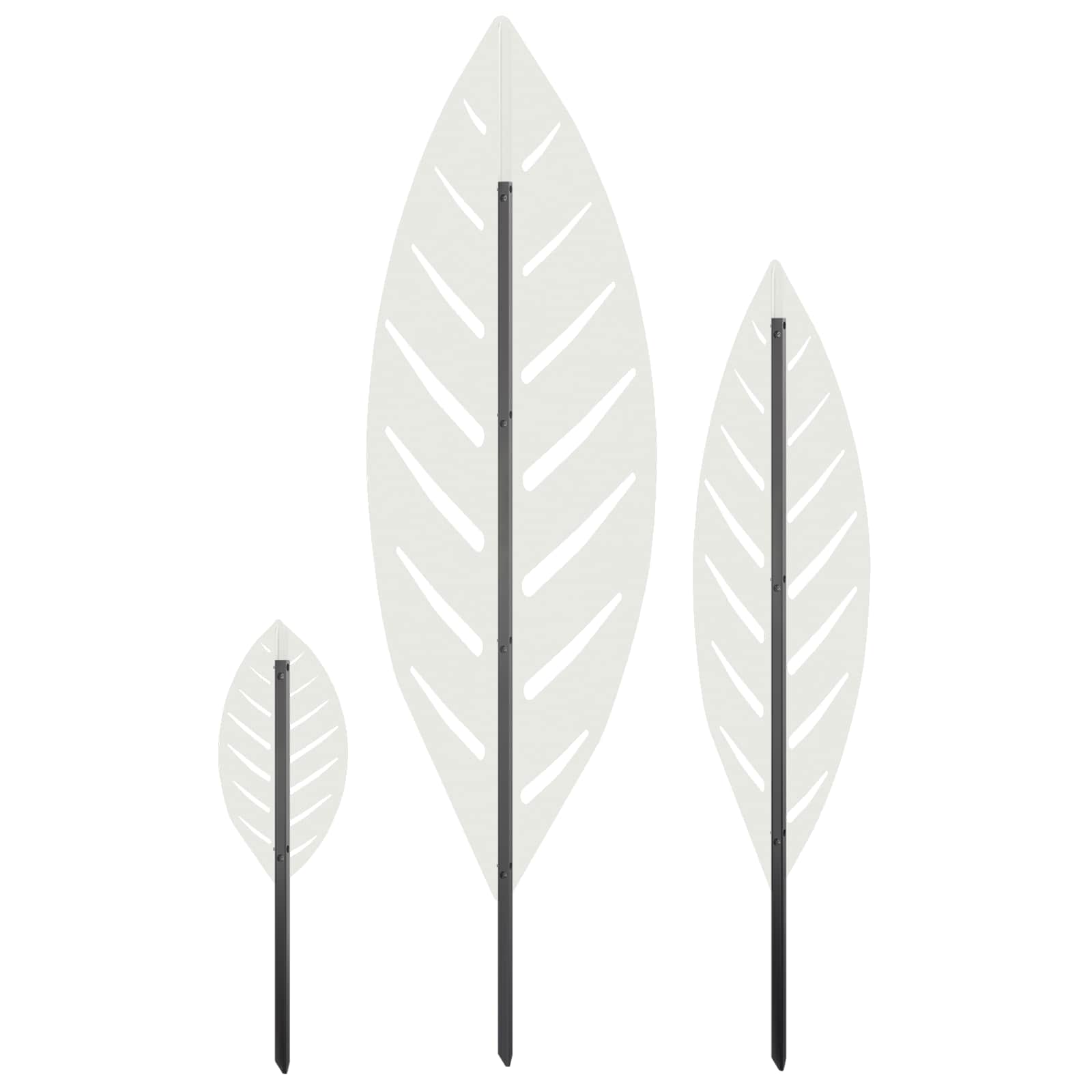 Aia Tugi 3 tk 116,5 x 35 x 3 cm Valge Teras