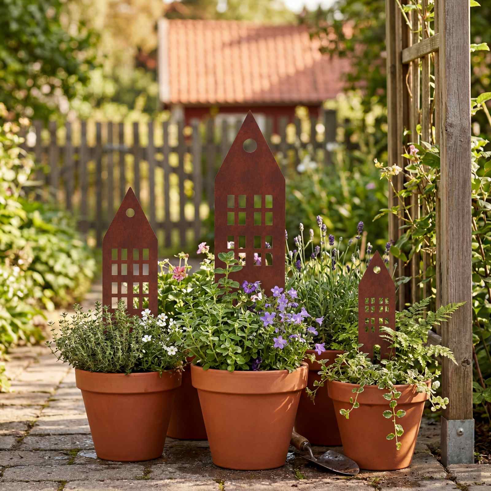 Aia Tugi 3 tk 41 x 10 x 0,08 cm Rooste Ilmastikukindel teras