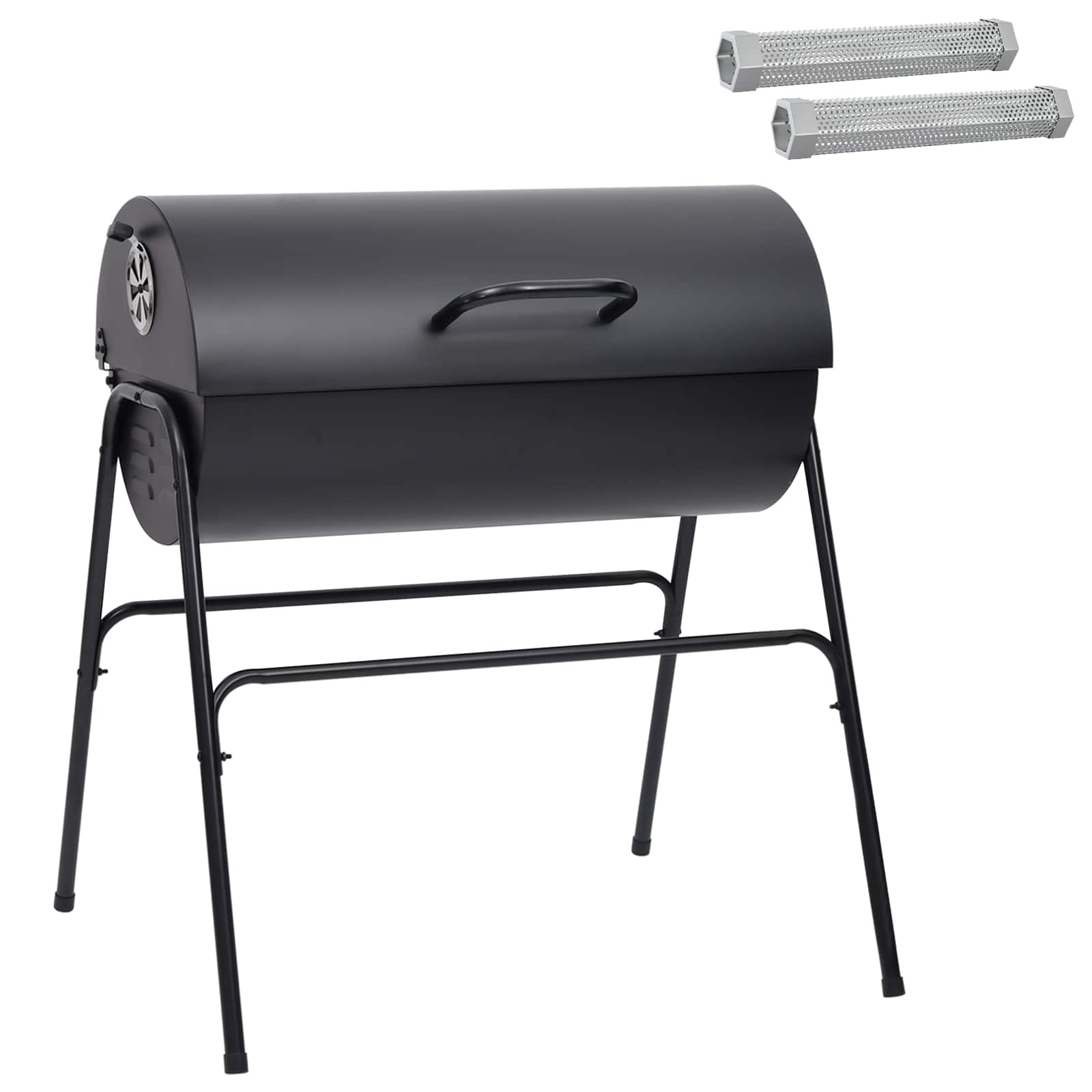 Tünnigrill kahe küpsetusrestiga 3 tk 80 x 73 x 90 cm Metall