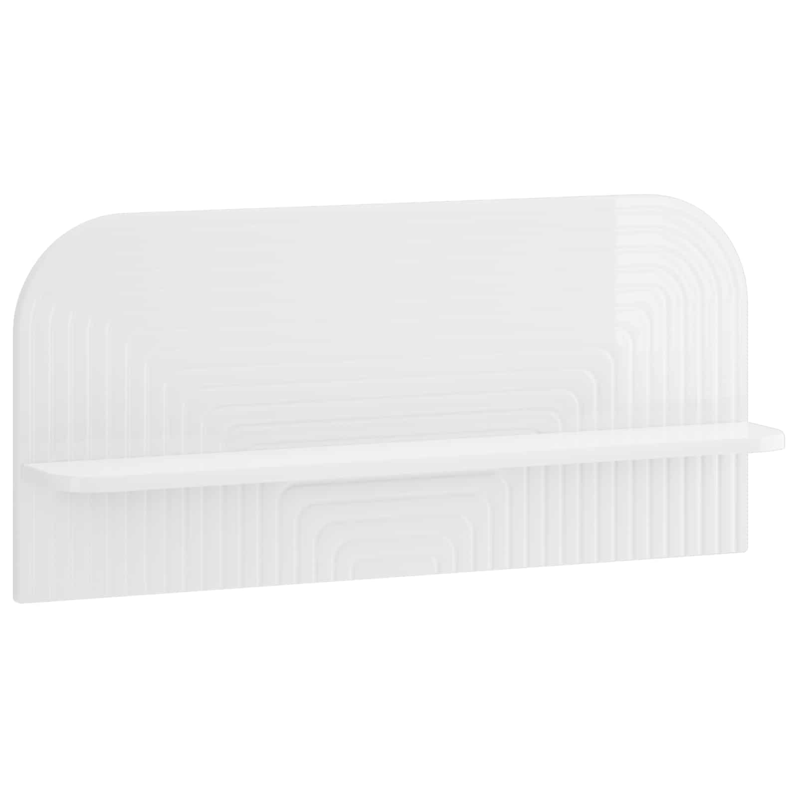 Seinariiul 2 tk Kõrgläikega valge 80.5 x 13.5 x 37.5 cm