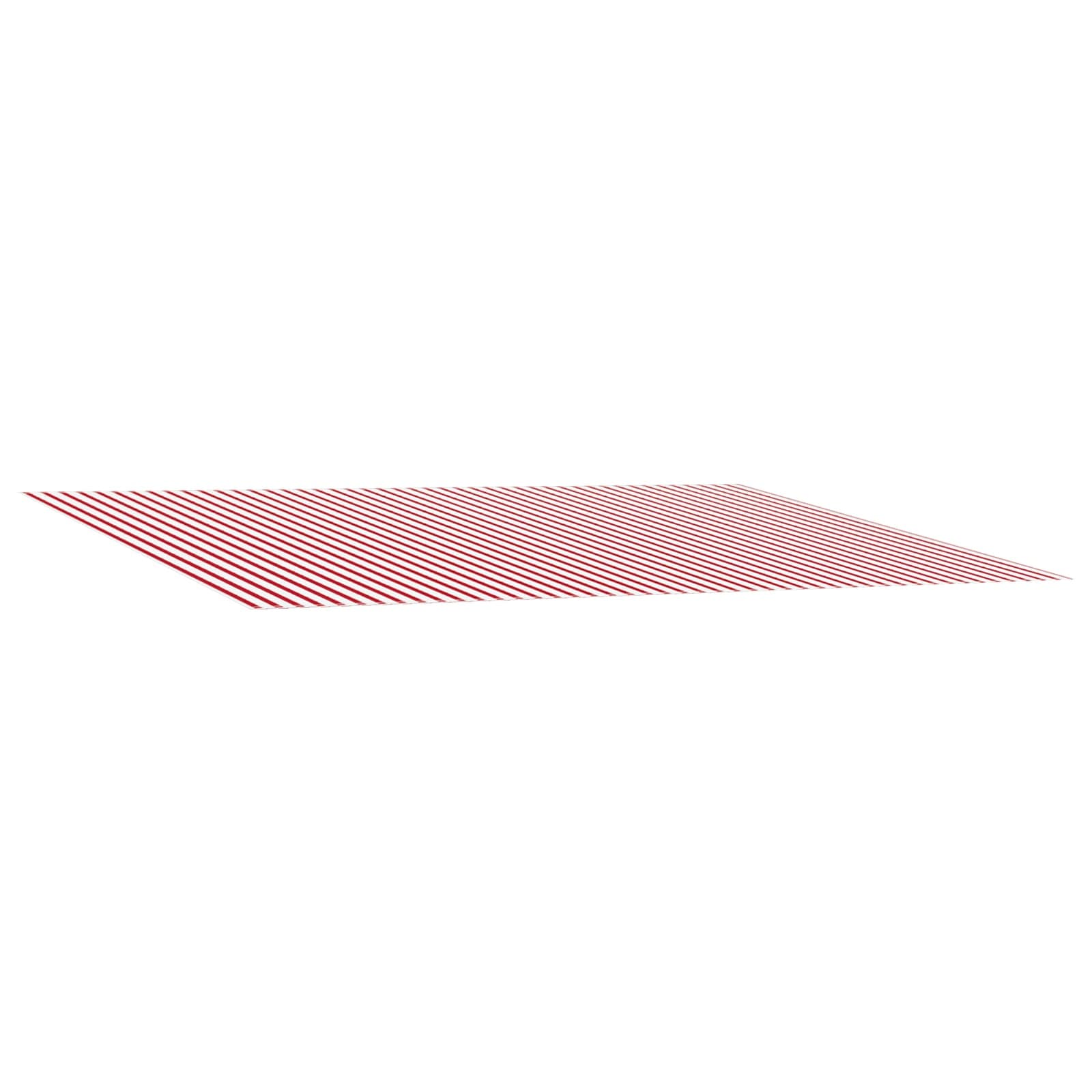 Varikatuse asenduskangas Punane ja valge 450 × 350 cm Polüester