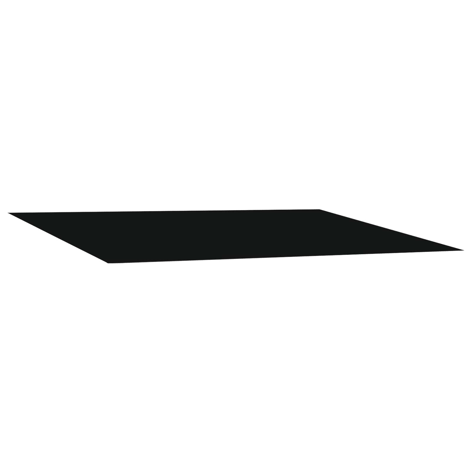 Varikatuse asenduskangas Must 350 x 250 cm Polüester