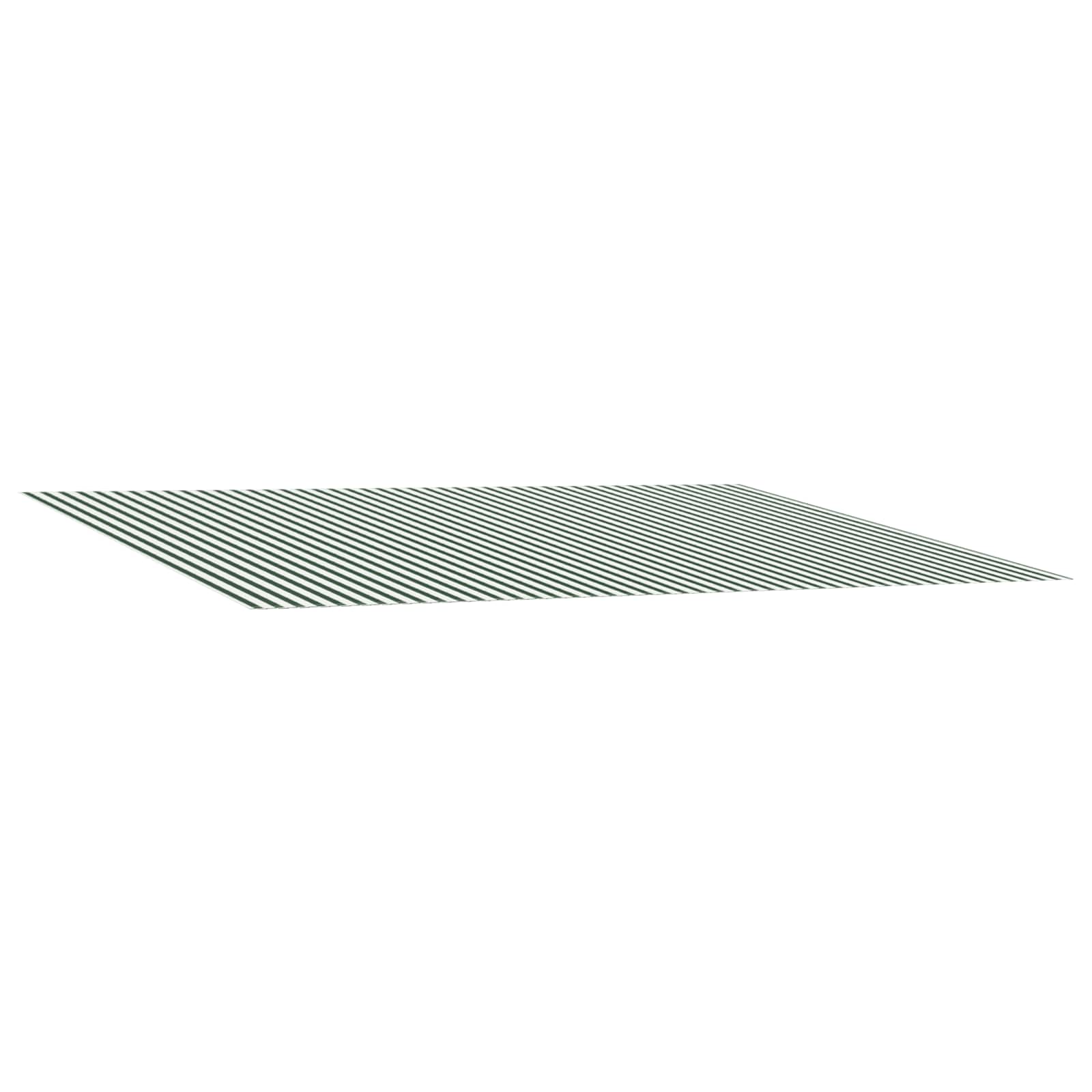 Varikatuse asenduskangas Roheline ja Valge 350 x 250 cm