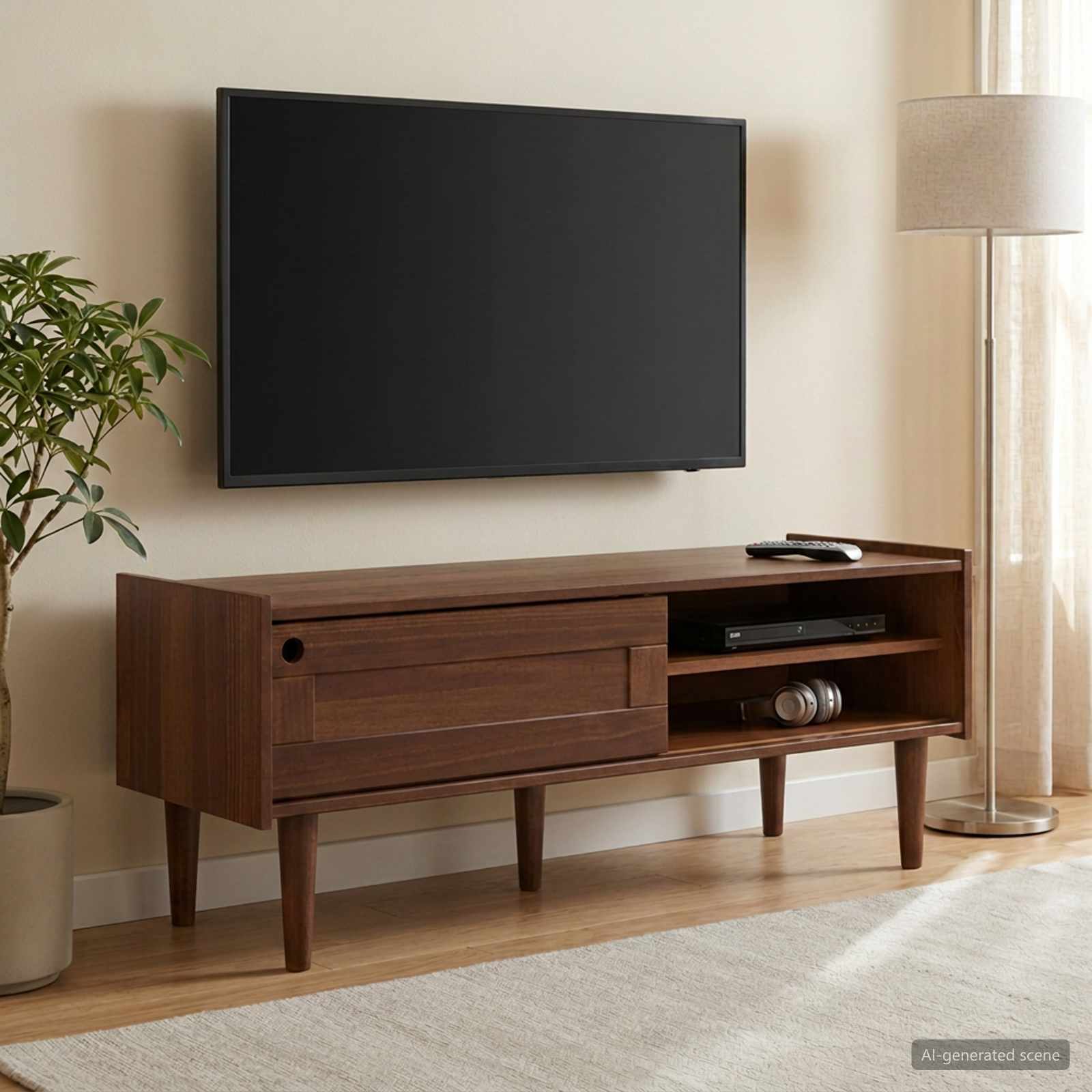 Telerikapp BILBAO 114 x 40 x 45 cm Tume karamell
