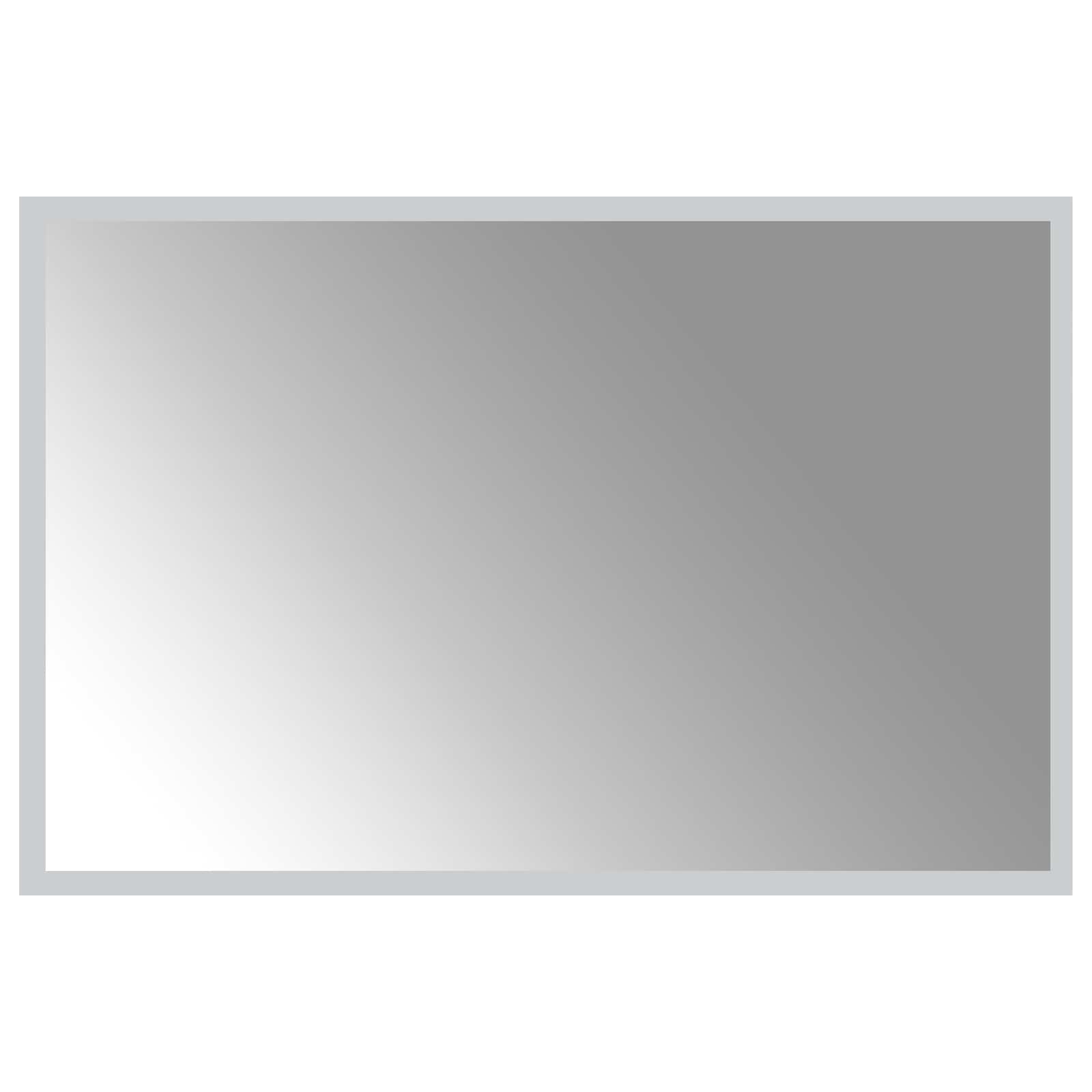LED vannitoa peegel Läbipaistev 60 x 40 cm karastatud klaas