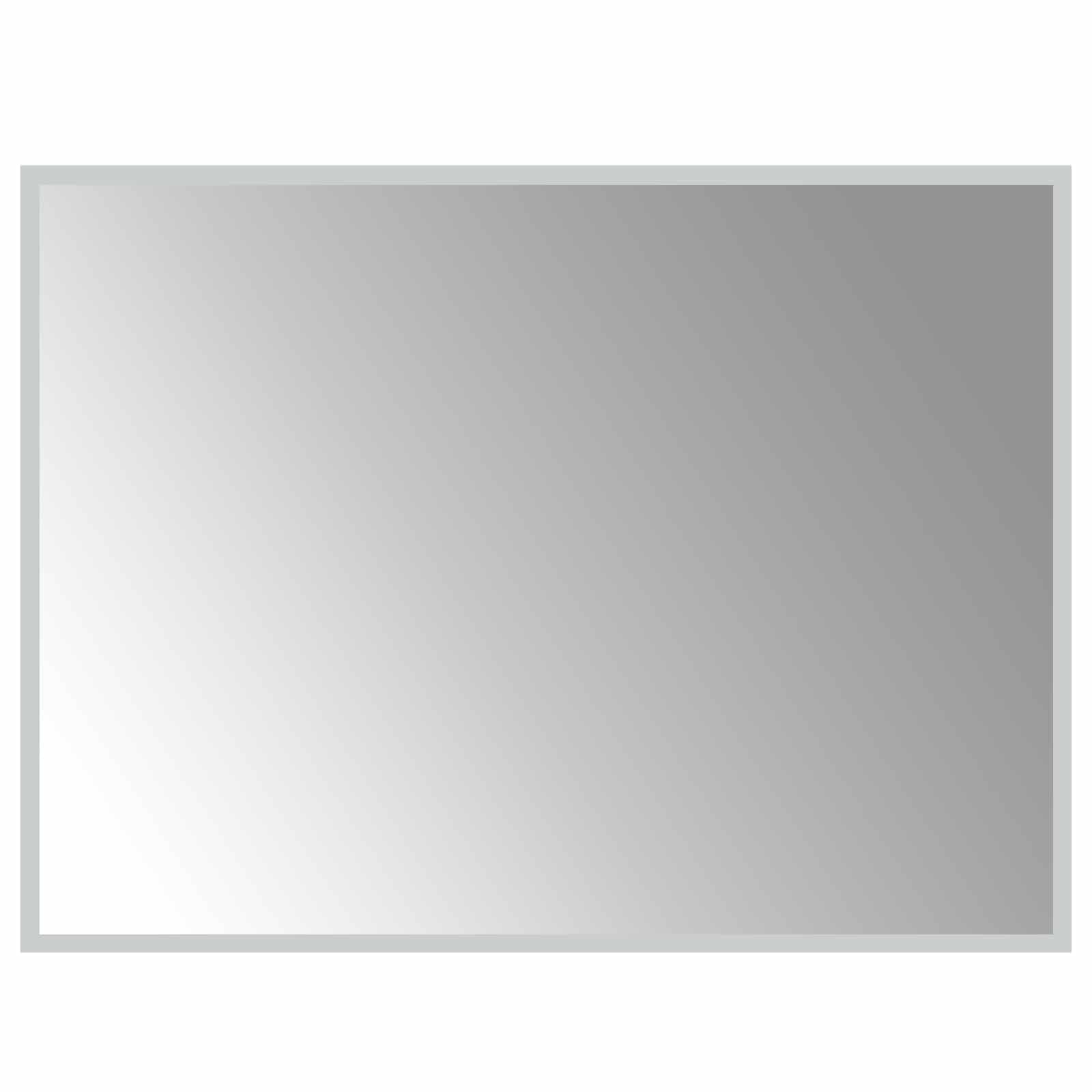 LED vannitoa peegel Läbipaistev 80 x 60 cm karastatud klaas