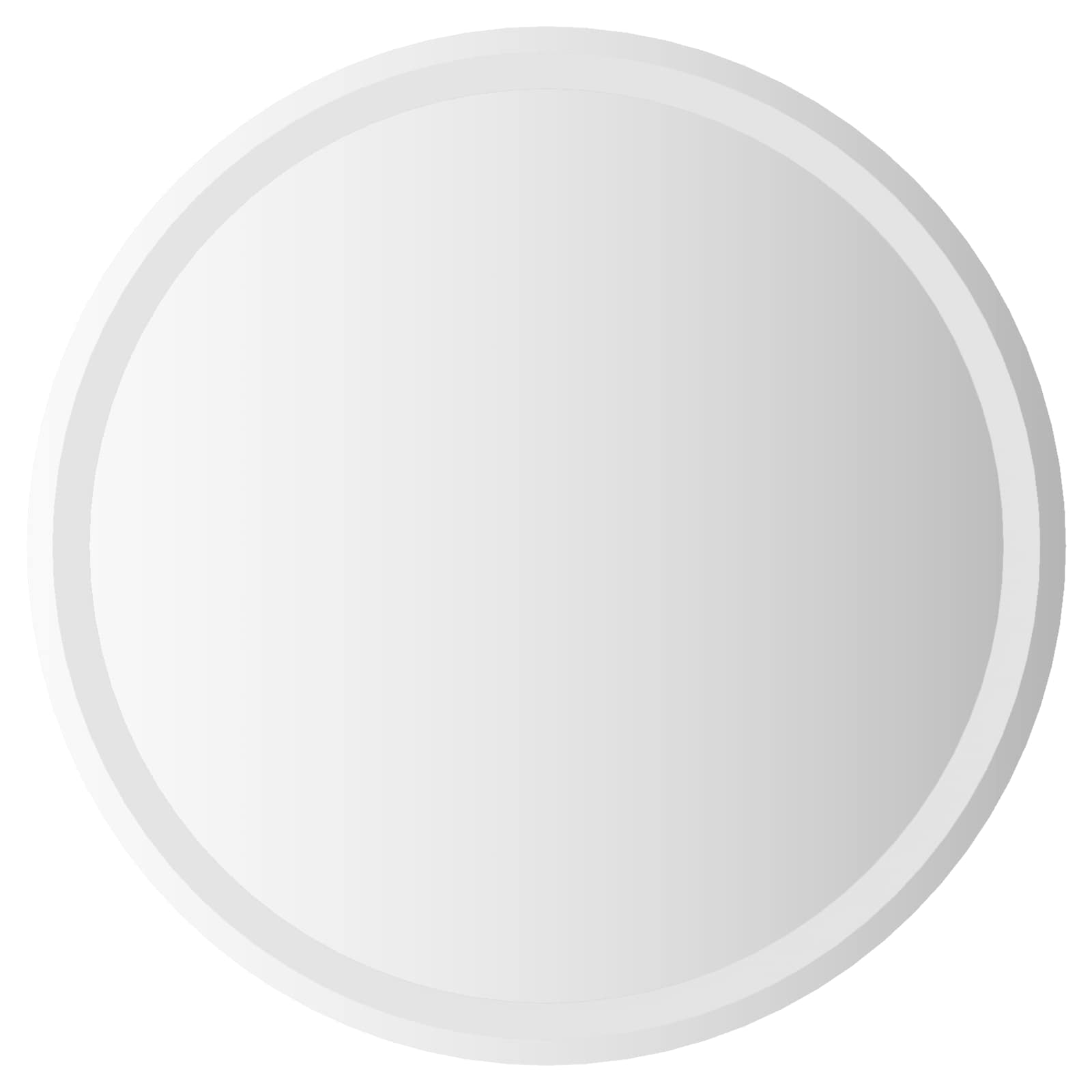 LED vannitoa peegel Läbipaistev Ø 70 cm karastatud klaas