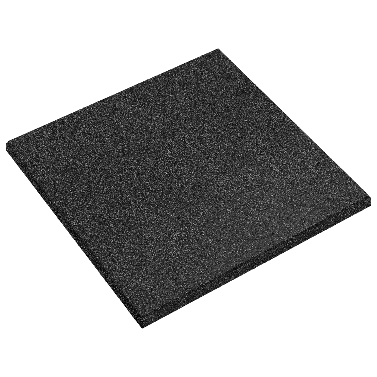 Kukkumise kaitse plaadid 18 tk Must 50 x 50 cm Kumm