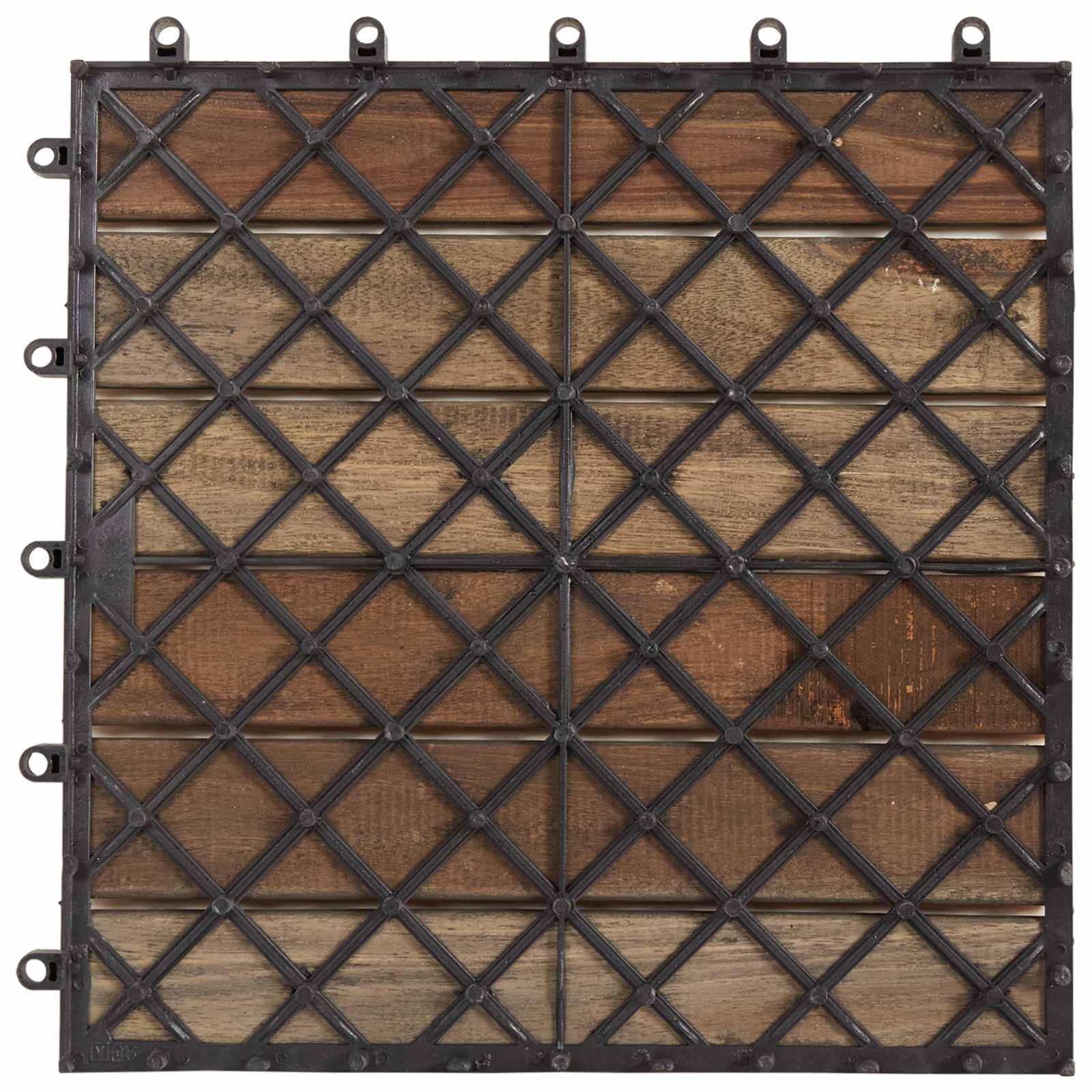 Terrassiplaat 30 tk Hall 30 x 30 cm Akaatsia puit