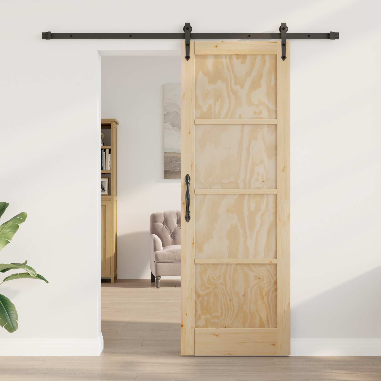Libisev uks ORKDAL 73,5 x 211 cm Toekas männipuit