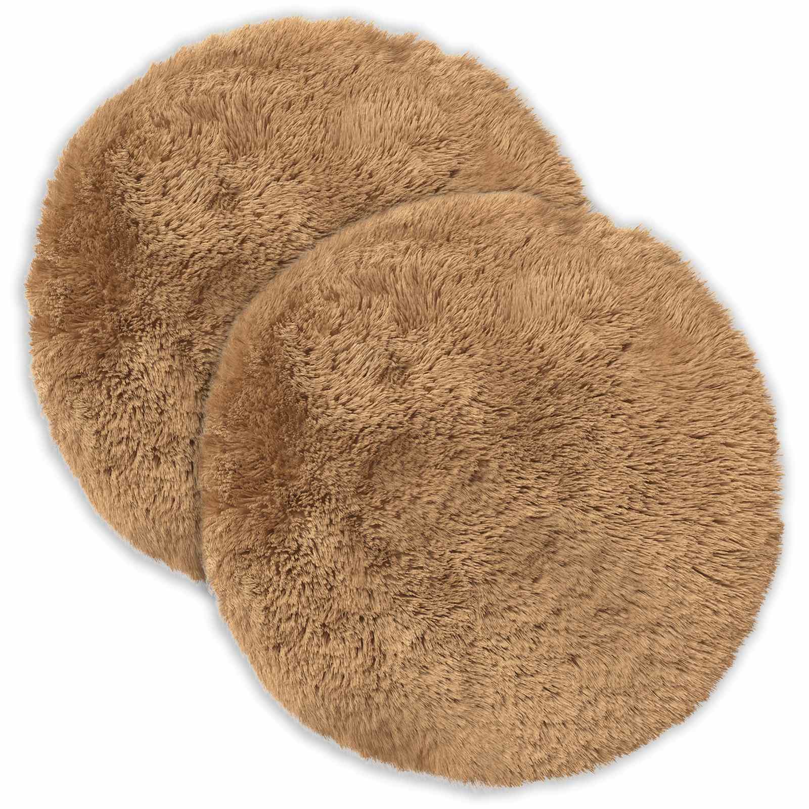 Padi 2 tk HEERLEN Pruunikashall Ø 30 cm PV Fliis