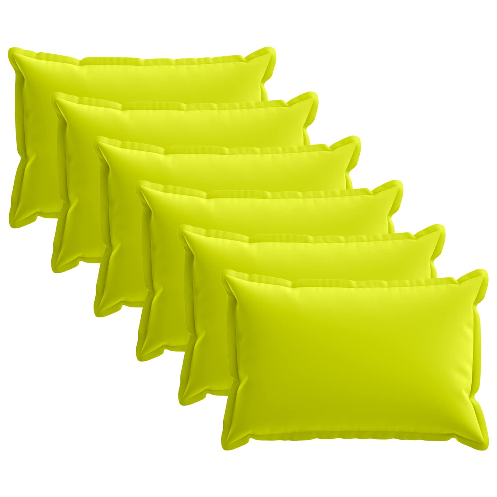 Padi padjaga HOUTEN 6 tk Hele roheline Polüester
