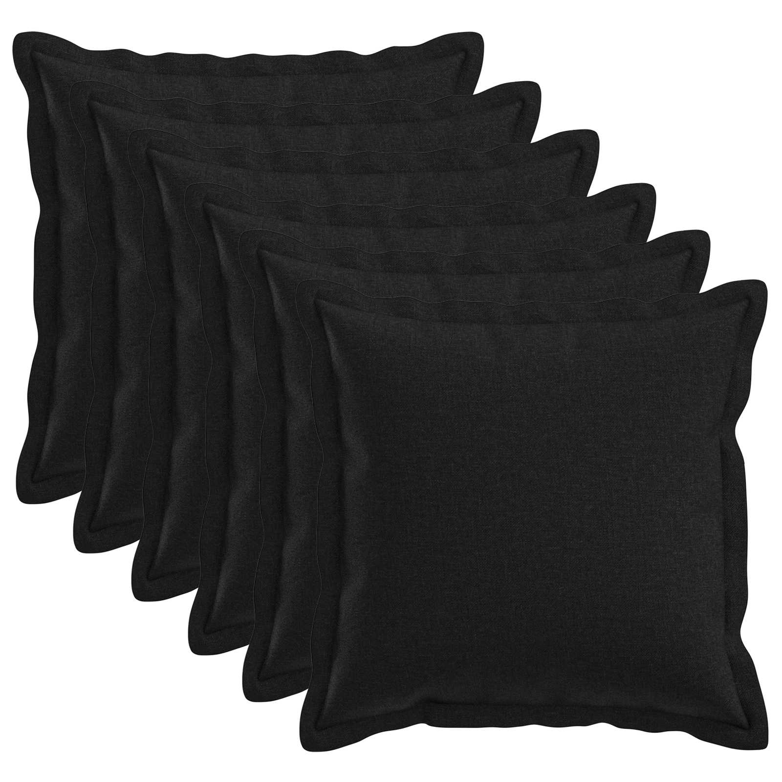 Padi padjaga HOUTEN 6 tk Must Kunstlinen