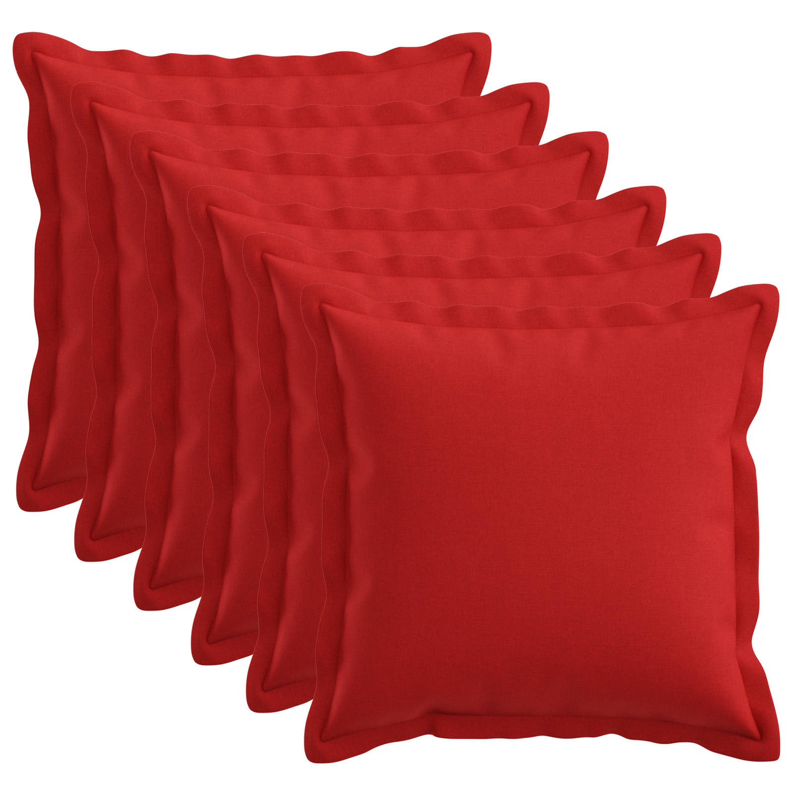 Padi padjaga HOUTEN 6 tk Punane Kunstlinen