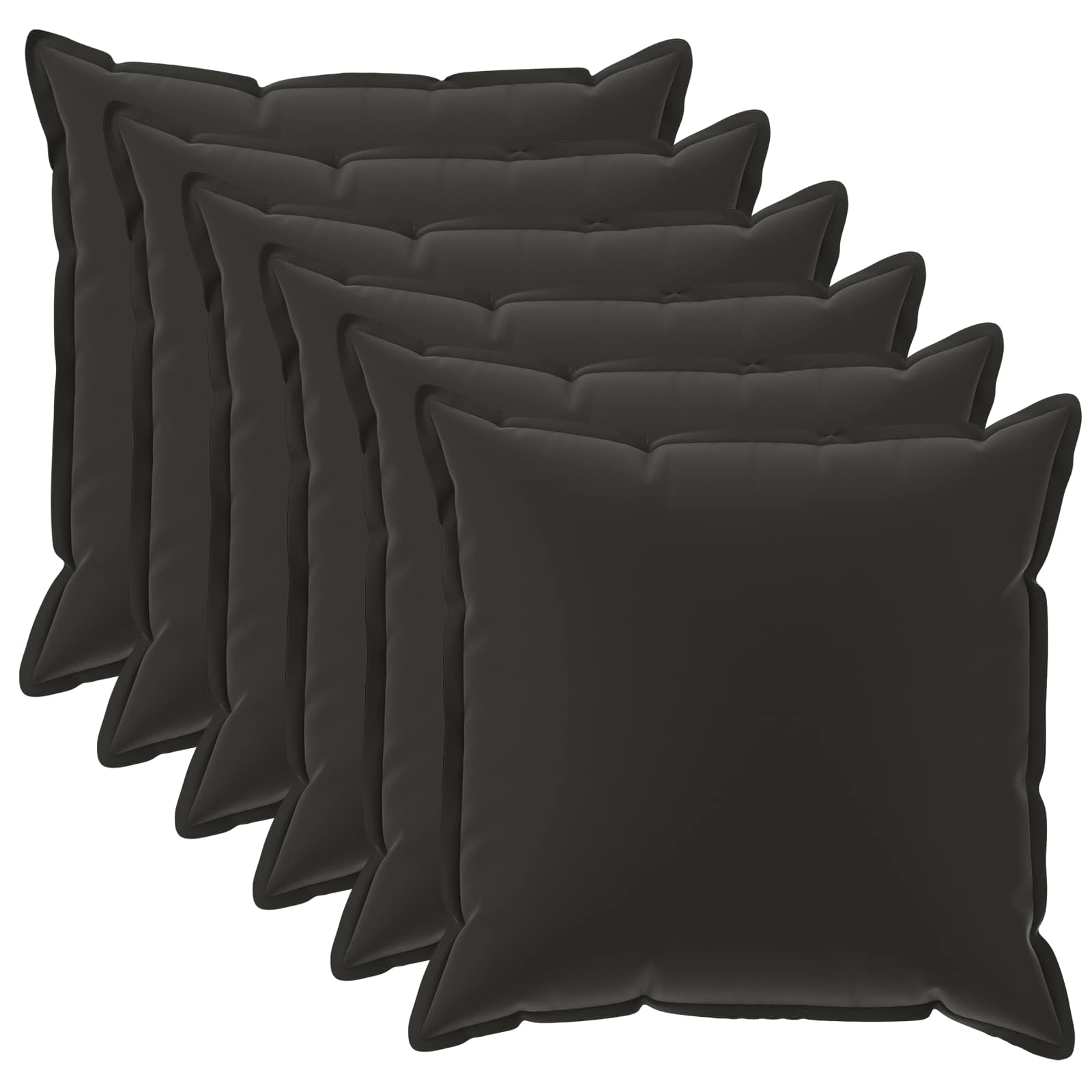 Padi padjaga HOUTEN 6 tk Must Polüester