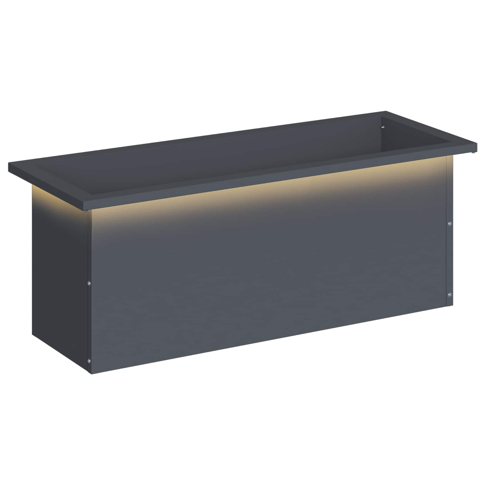 LED-valgustusega lillekast Antriit 30 x 80 x 30 cm Teras