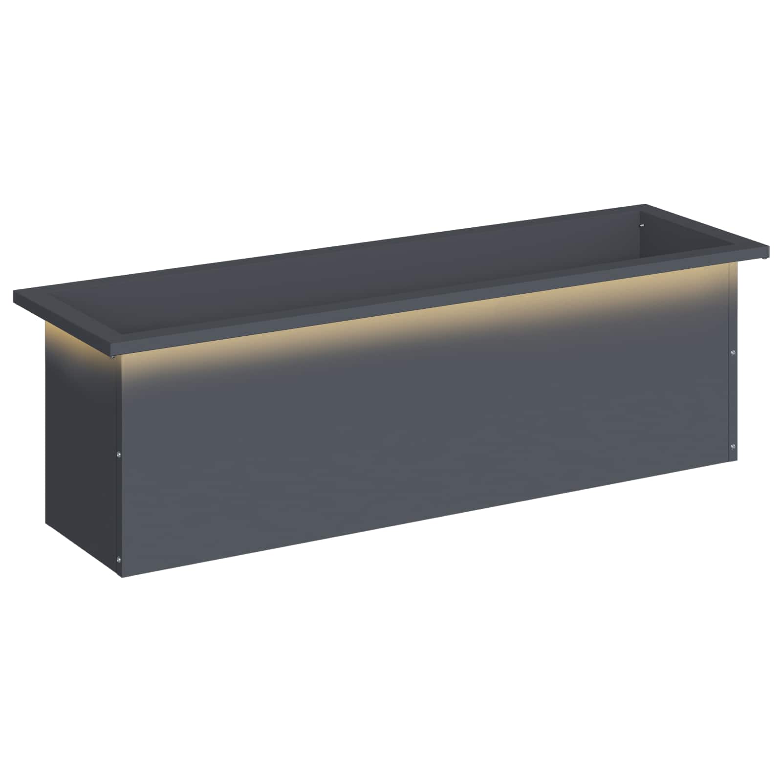 LED-valgustusega lillekast Antriit 30 x 100 x 30 cm Teras