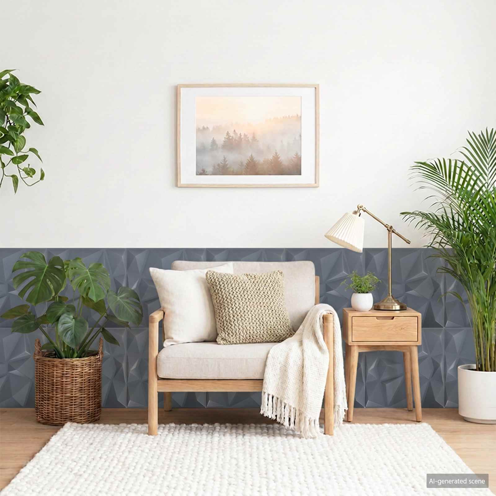 Seinapaneelid 24 tk 50 x 50 cm Dakhi Hall XPS Vaht