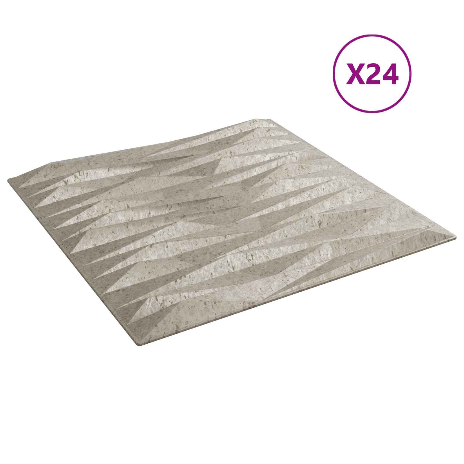 Seinapaneelid 24 tk 50 x 50 cm Kivi Betoon XPS Vaht