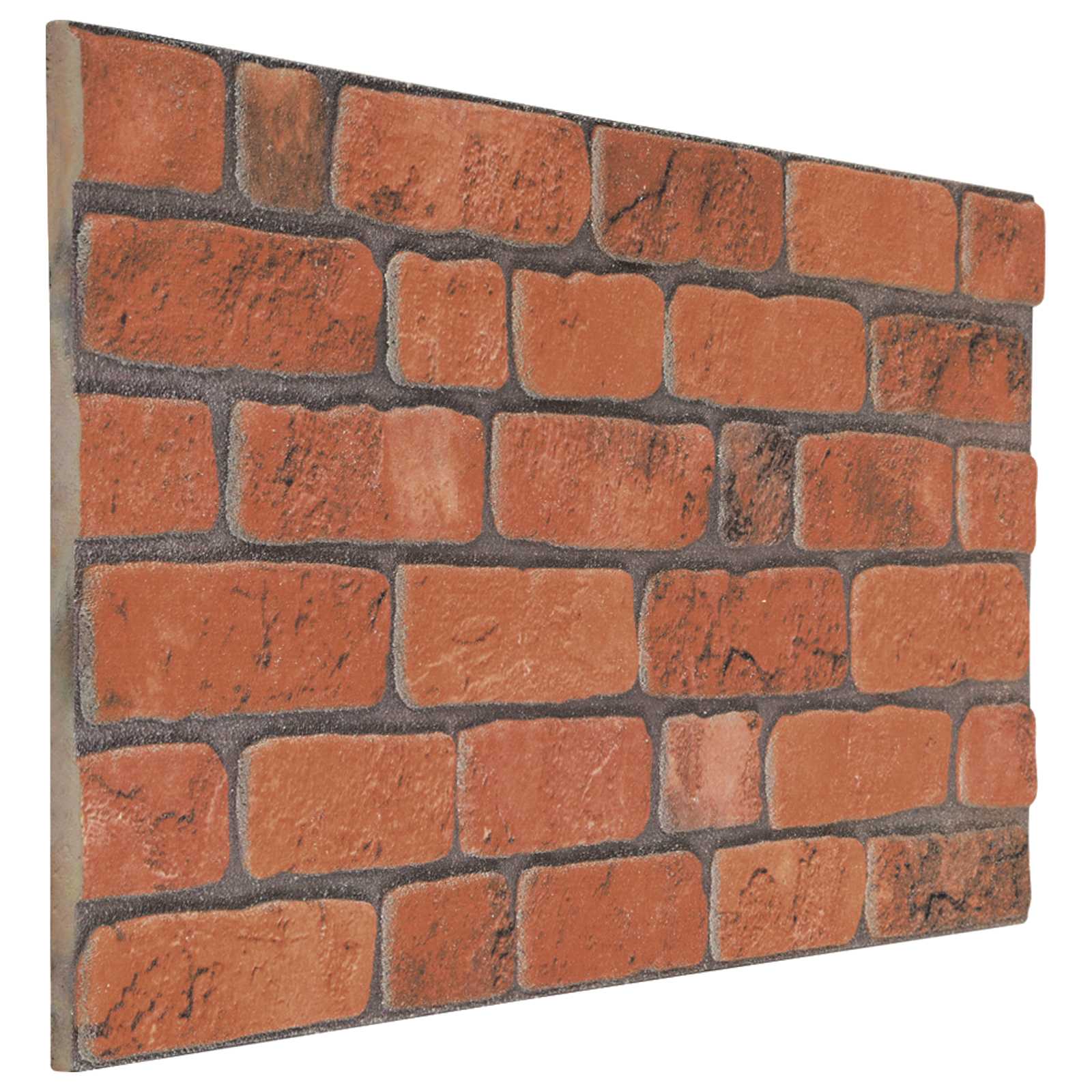 Seinapaneelid 10 tk 100 x 50 cm Terrakota EPS vaht