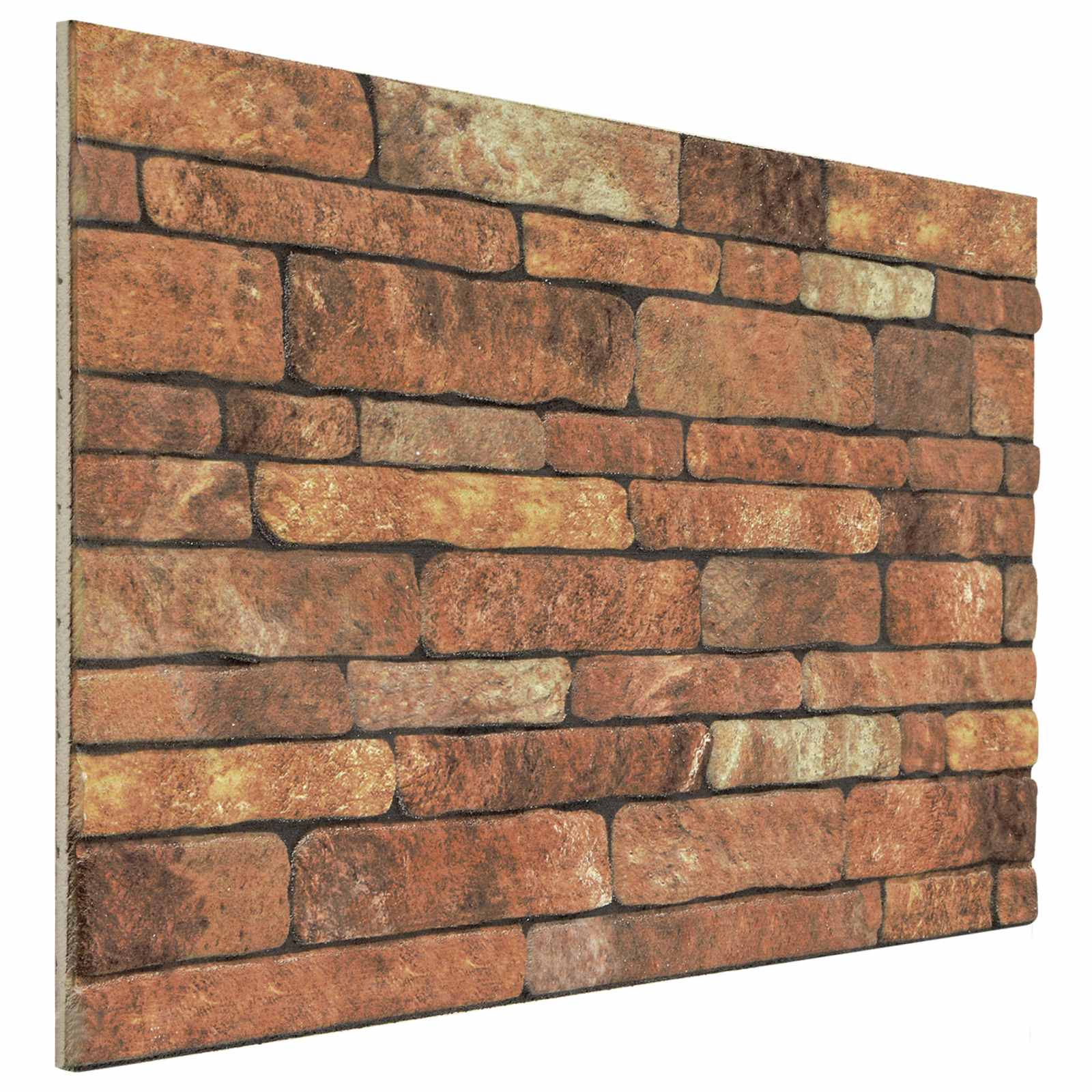 Seinapaneelid 10 tk 100 x 50 cm Pruun ja valge EPS vaht