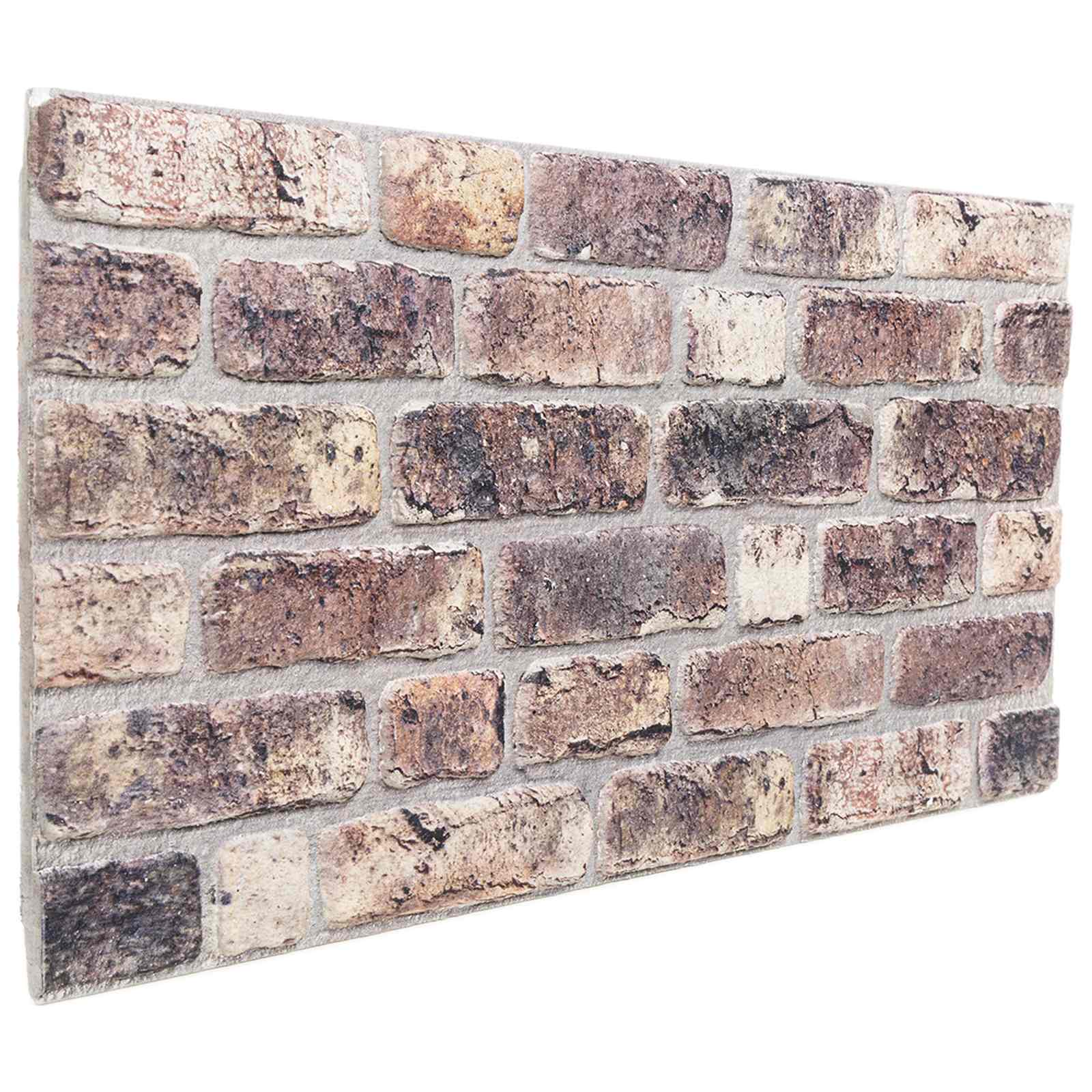 Seinapaneelid 10 tk 100 x 50 cm Tume pruun EPS vaht