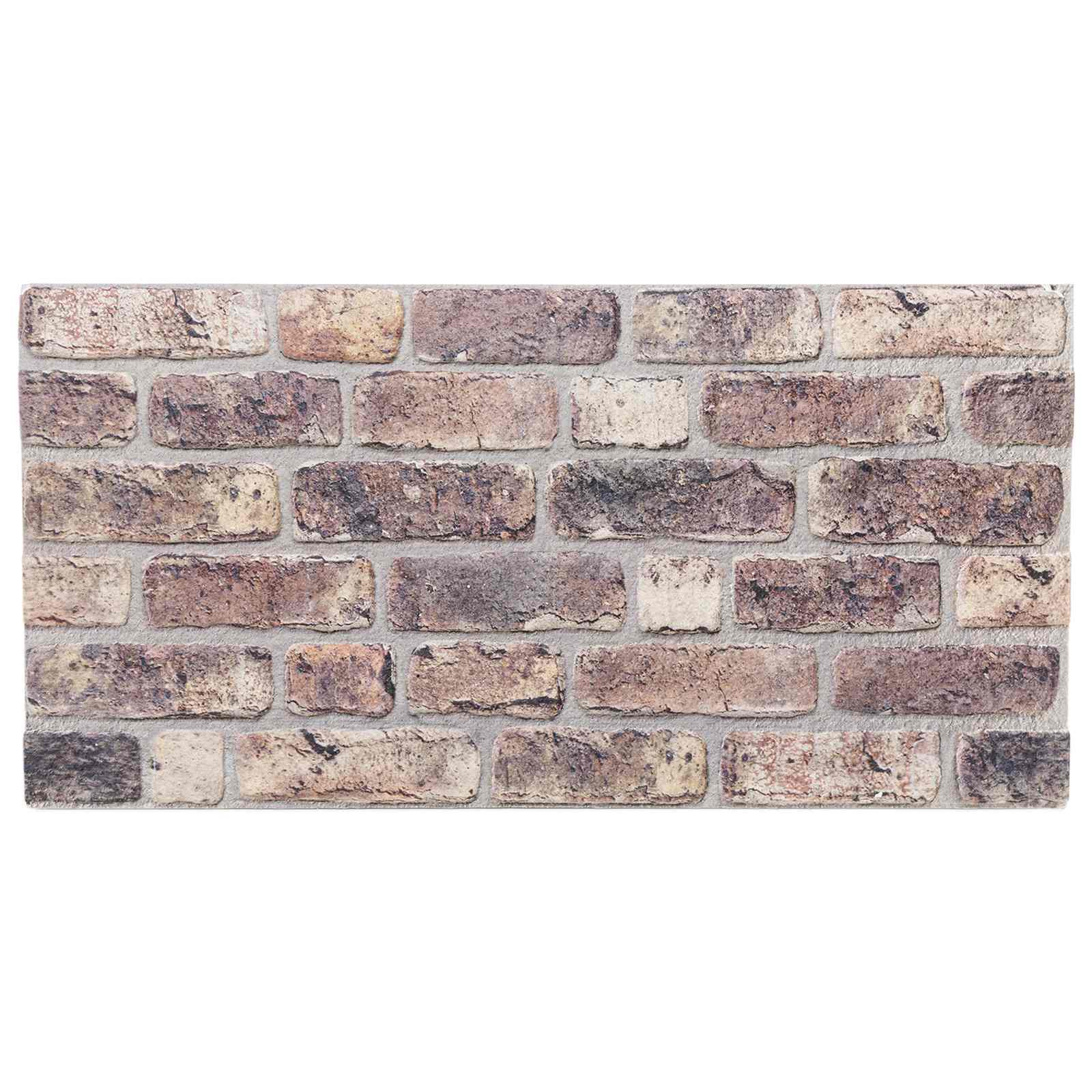 Seinapaneelid 10 tk 100 x 50 cm Tume pruun EPS vaht