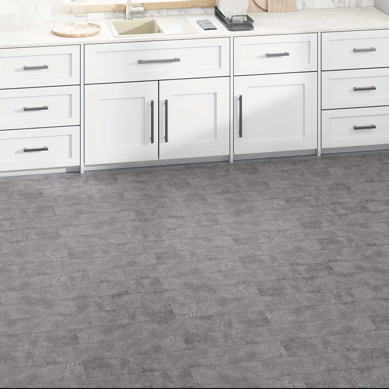 Põrandaplaadid Betoonhall 5,02 m² 36 tk PVC