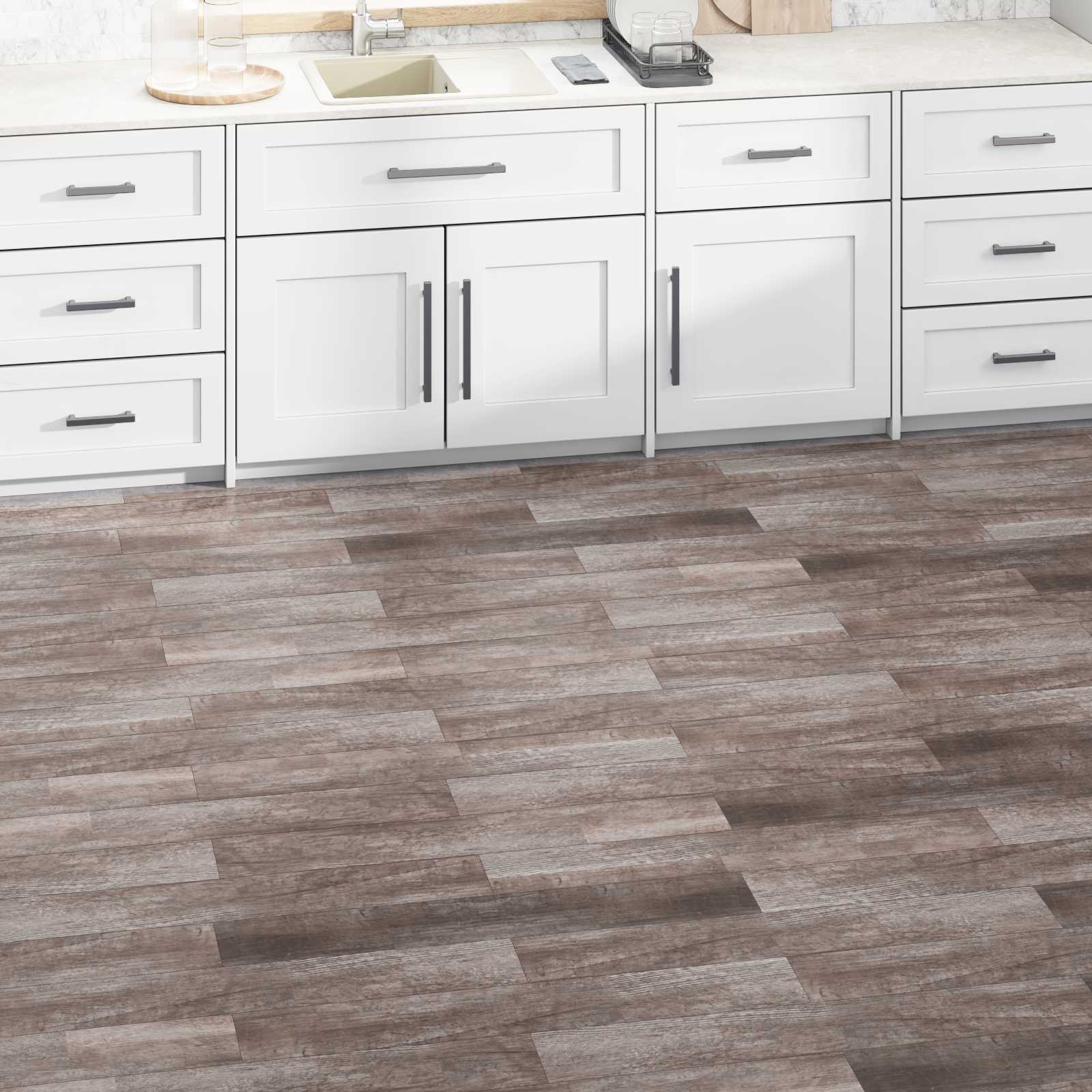 Põrandaplaadid Matt puidupruun 5,02 m² 36 tk PVC