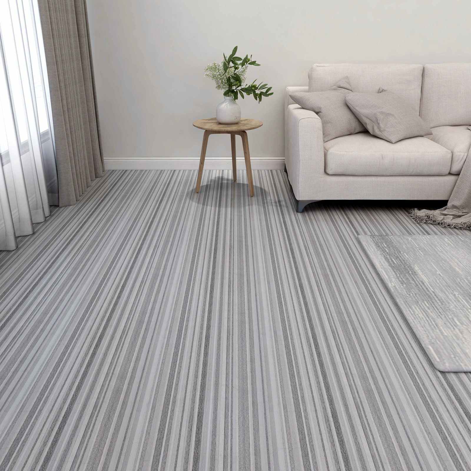 Põrandaplaadid Triibud 5,11 m² 55 tk PVC