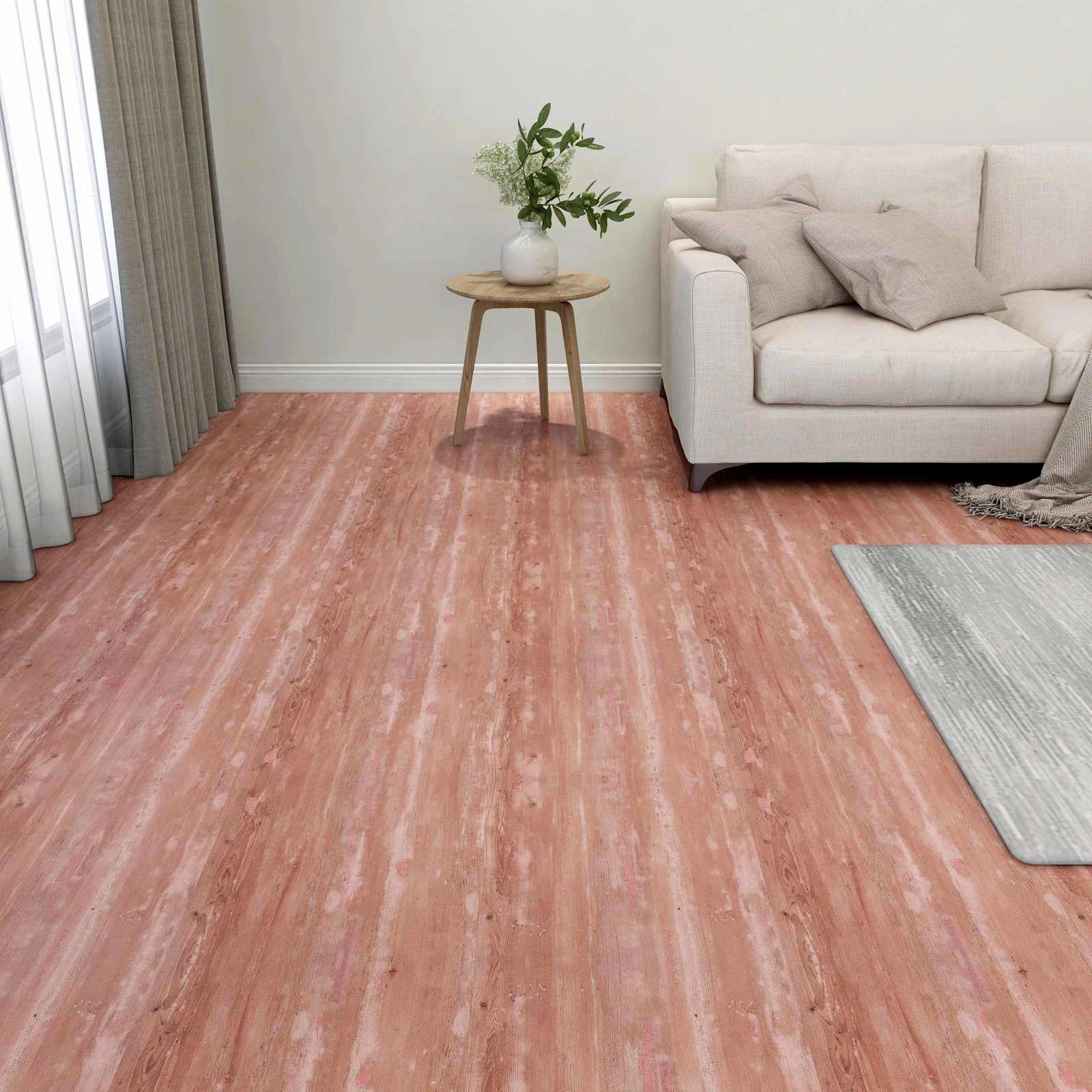Põrandaplaadid Punane 5,11 m² 55 tk PVC