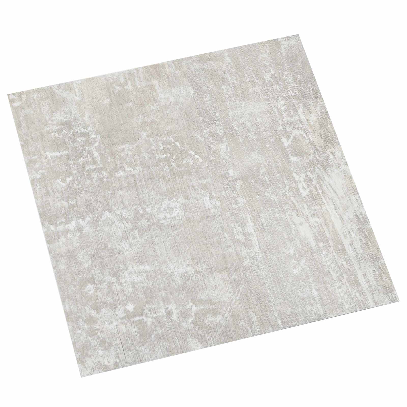 Põrandaplaadid Valge ja puit 5,11 m² 55 tk PVC