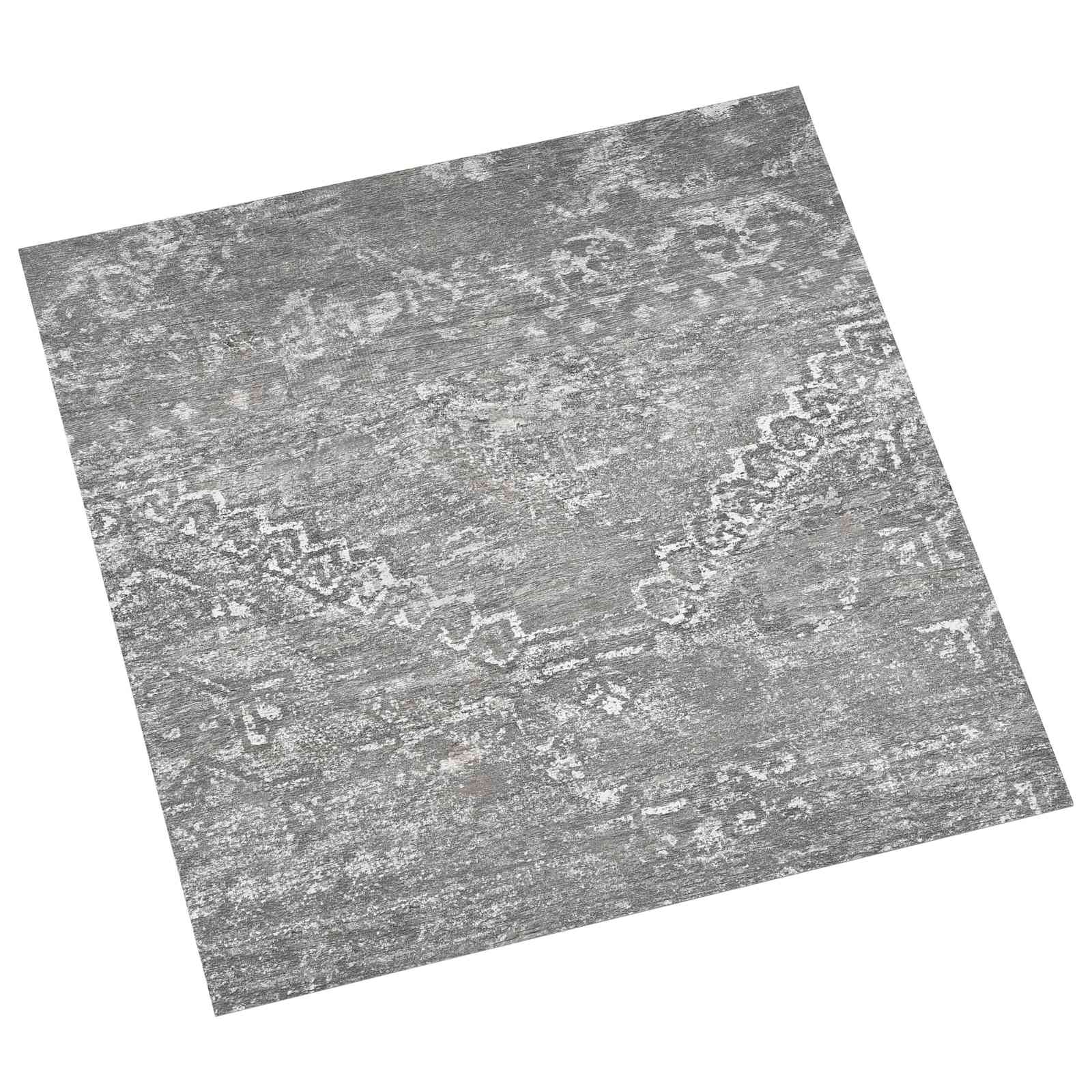 Isekinnevad Põrandaplaadid Betoonhall 30,5 x 30,5 cm 20 tk PVC