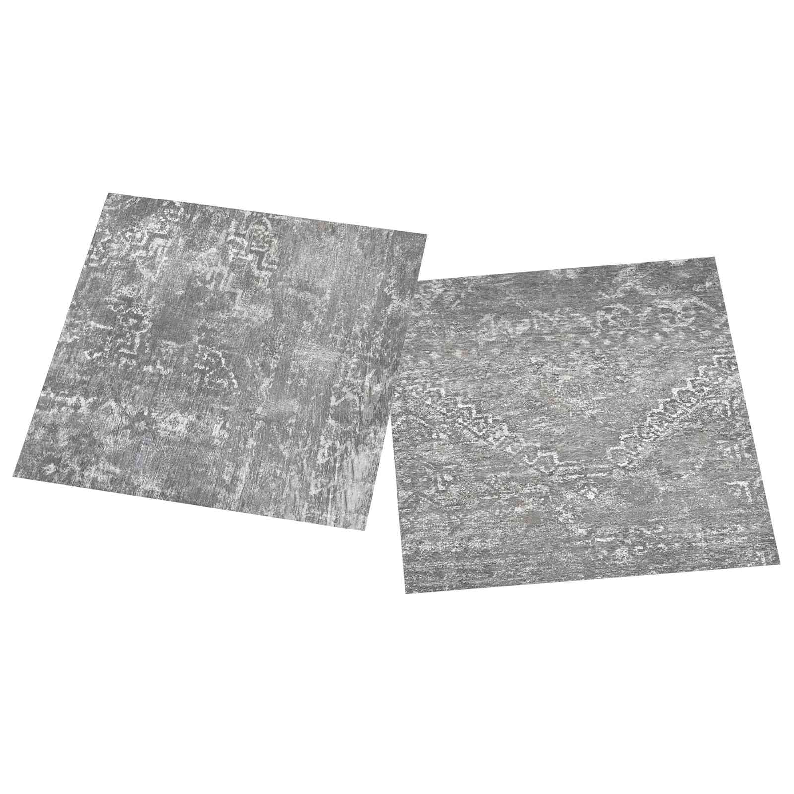 Isekinnevad Põrandaplaadid Betoonhall 30,5 x 30,5 cm 20 tk PVC