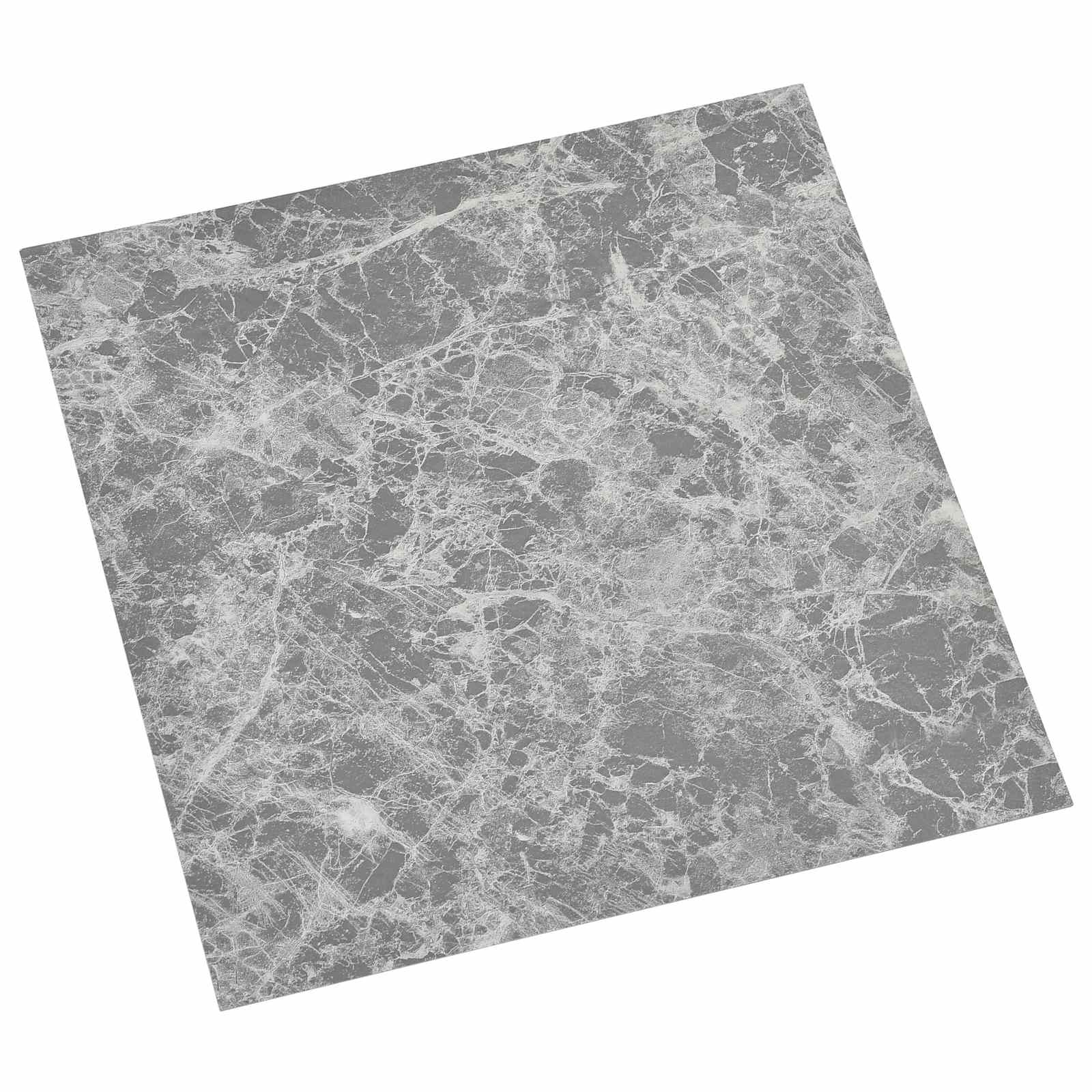 Isekinnevad Põrandaplaadid Hall ja Valge 30,5 x 30,5 cm 20 tk