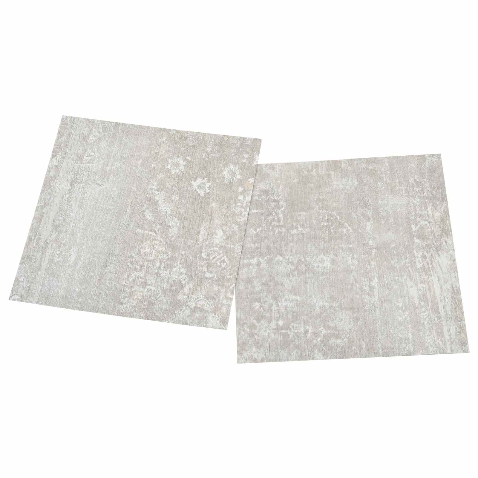 Isekinnevad Põrandaplaadid Helehall 30,5 x 30,5 cm 20 tk PVC