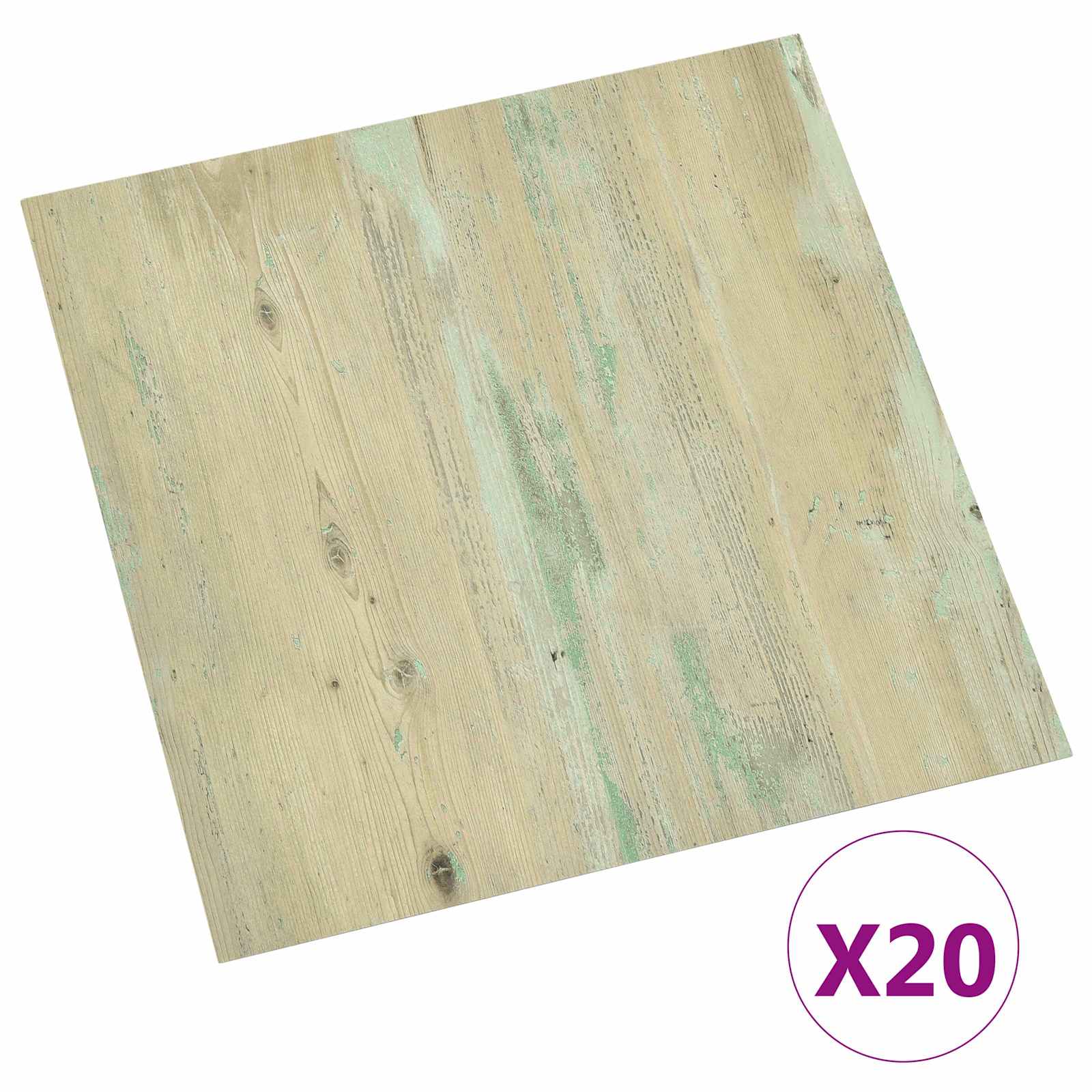 Isekinnevad Põrandaplaadid Helepruun 30,5 x 30,5 cm 20 tk PVC