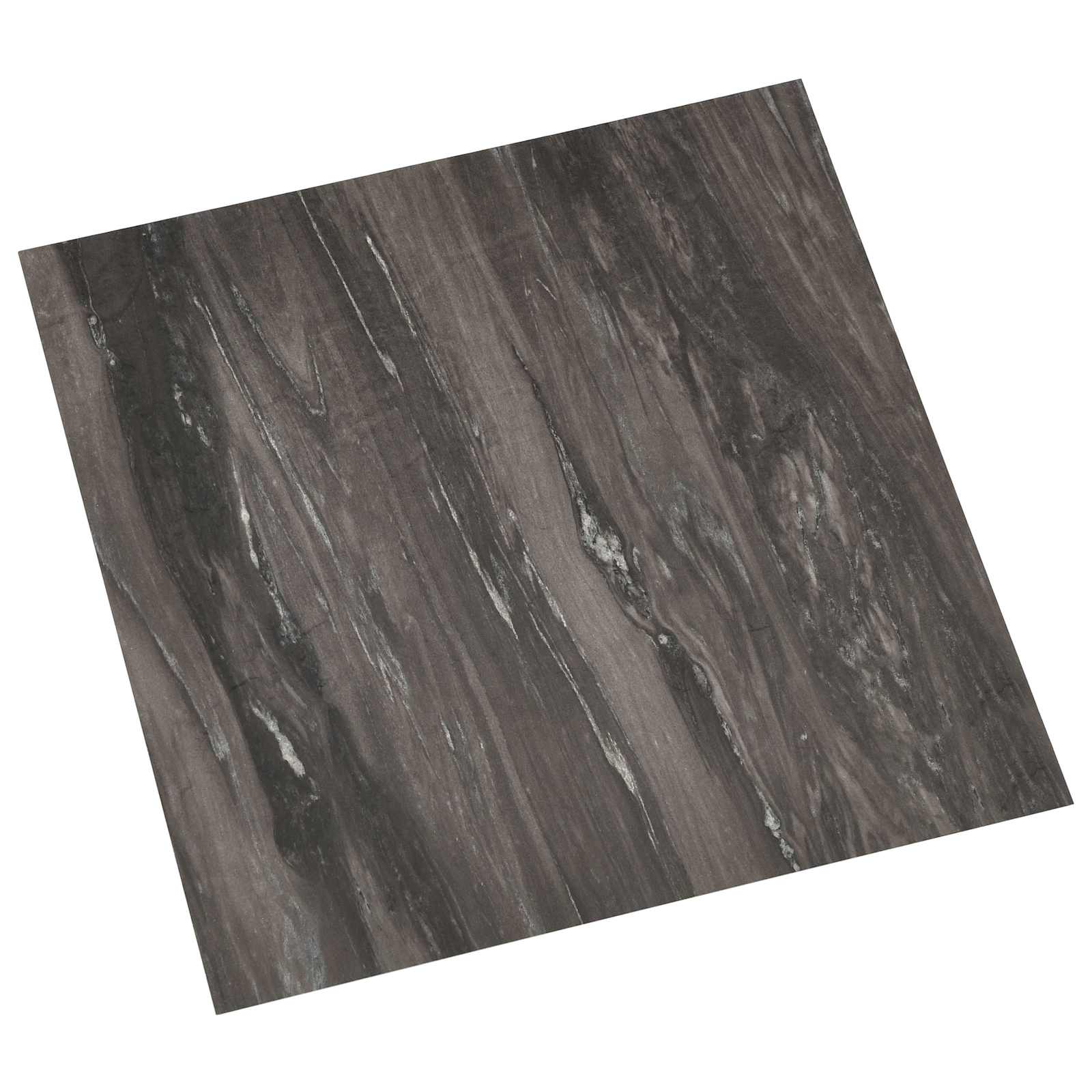 Isekinnevad Põrandaplaadid Tumehall 30,5 x 30,5 cm 20 tk PVC