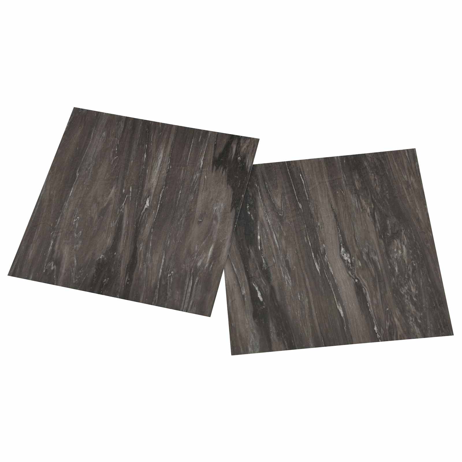 Isekinnevad Põrandaplaadid Tumehall 30,5 x 30,5 cm 20 tk PVC