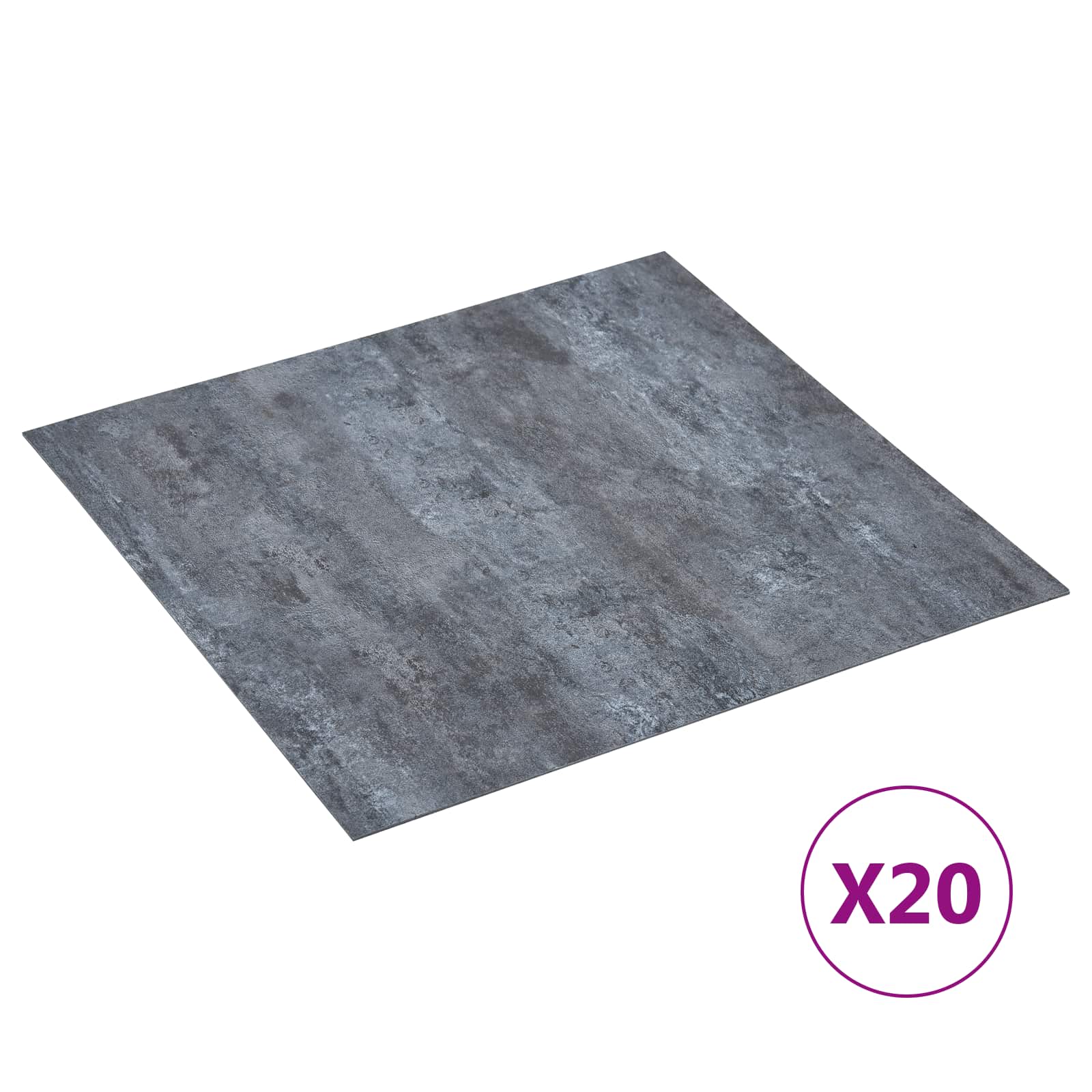 Isekinnevad Põrandaplaadid Hall Marmor 30,5 x 30,5 cm 20 tk PVC