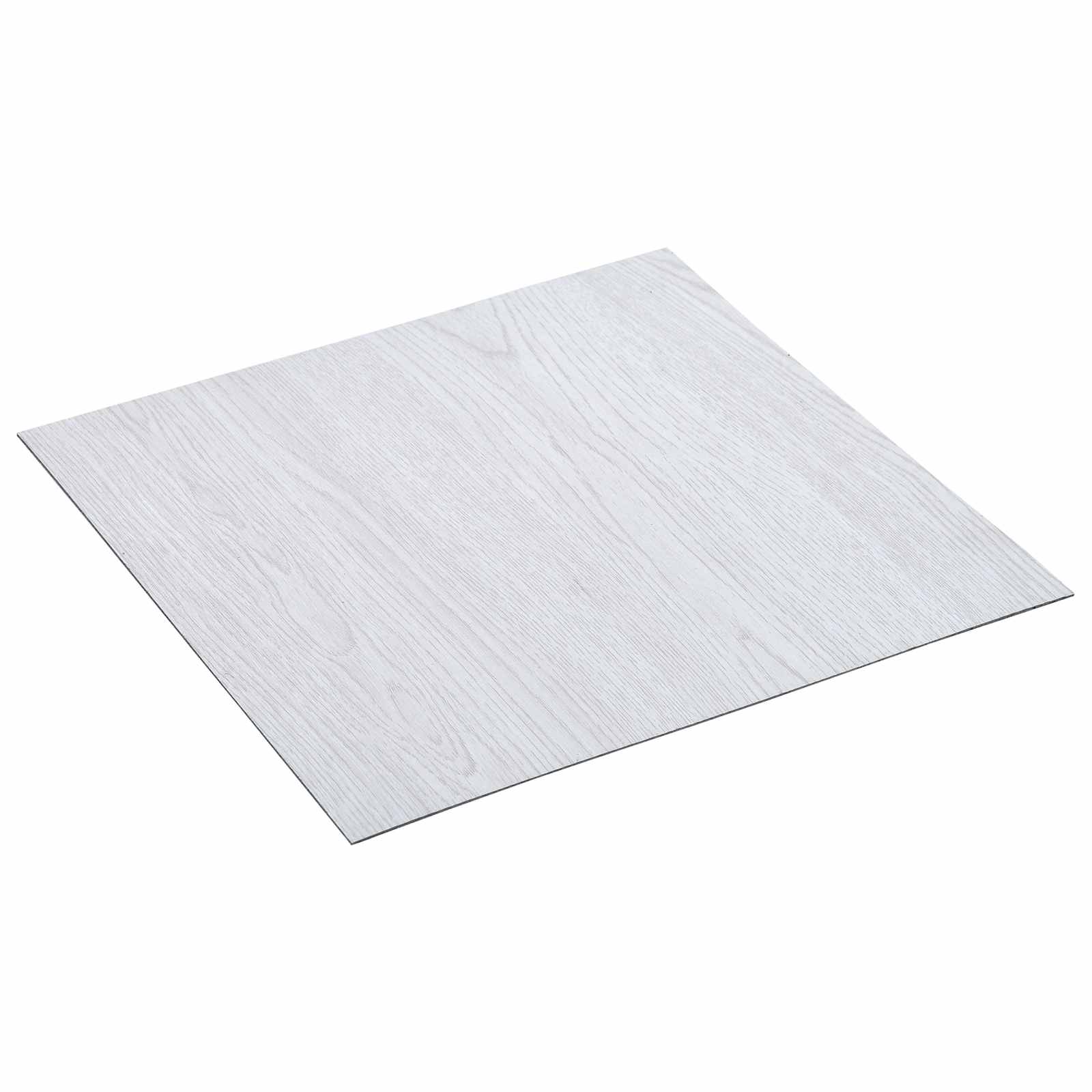 Isekinnevad Põrandaplaadid Valge 30,5 x 30,5 cm 20 tk PVC