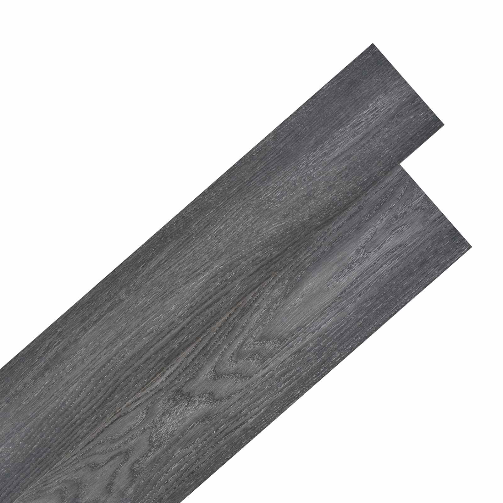 Iseliimuvad PVC Plankpõrandad Must ja Valge 30,5 x 61 cm 28 tk