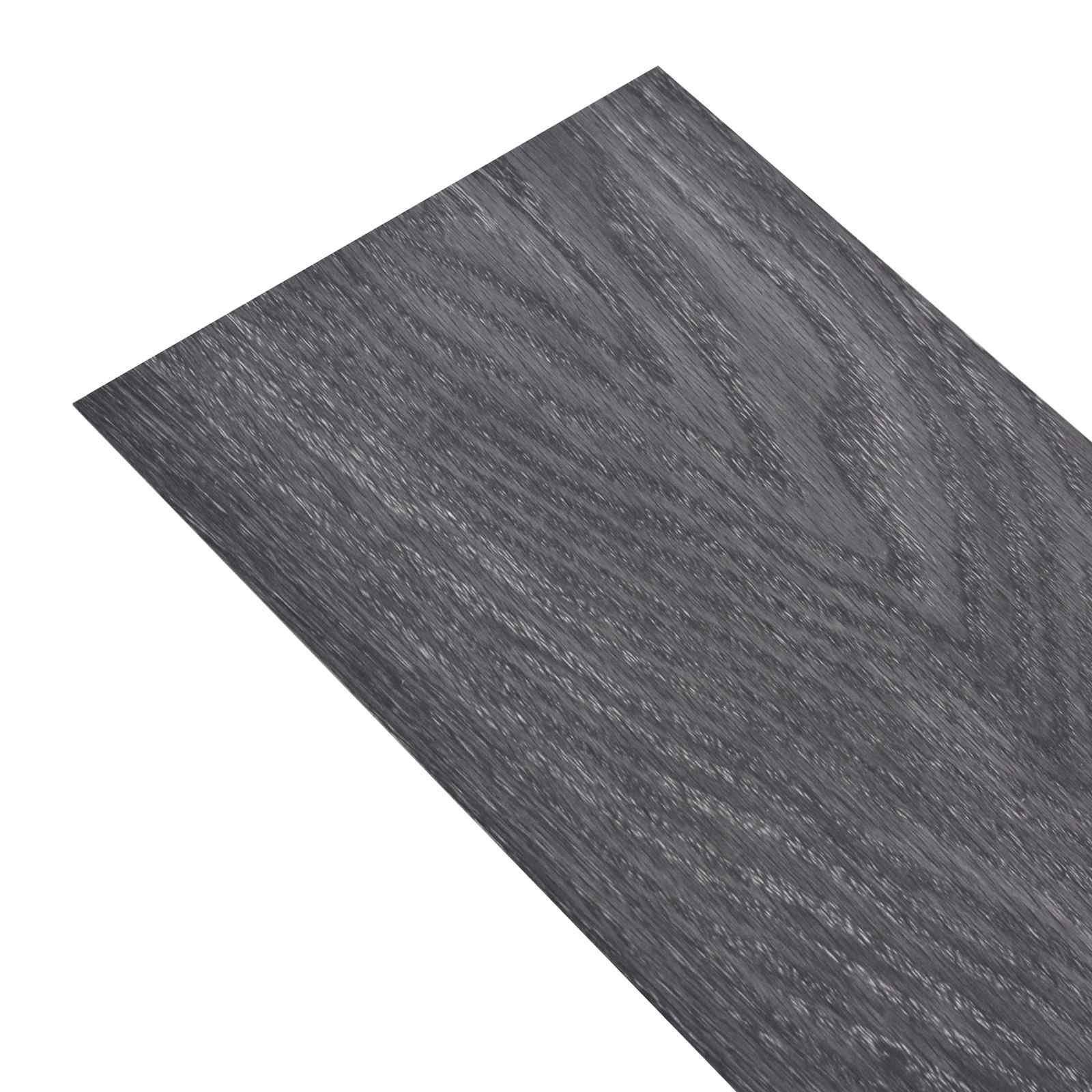 Iseliimuvad PVC Plankpõrandad Must ja Valge 30,5 x 61 cm 28 tk