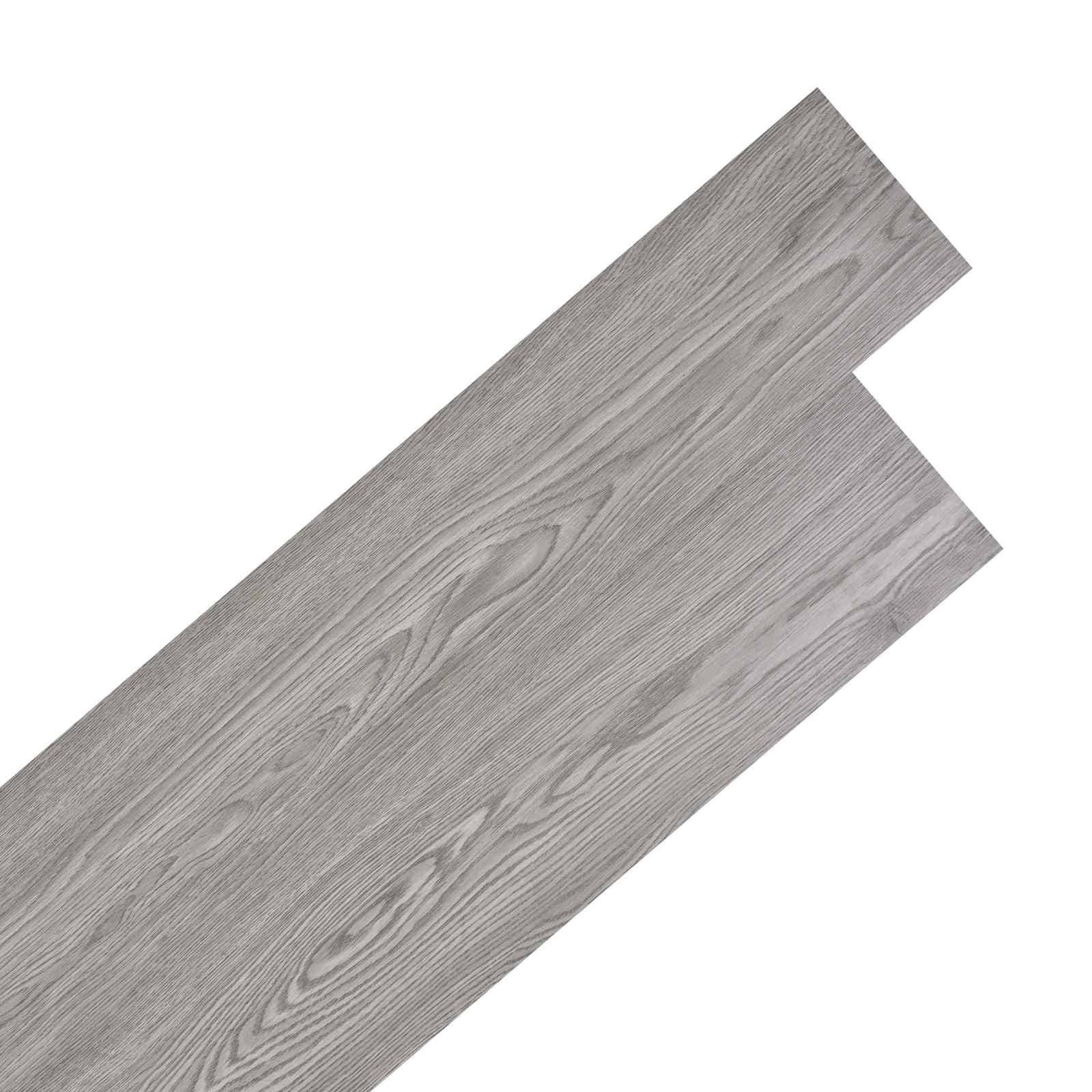Iseliimuvad PVC Plankpõrandad Tumehall 30,5 x 61 cm 28 tk PVC