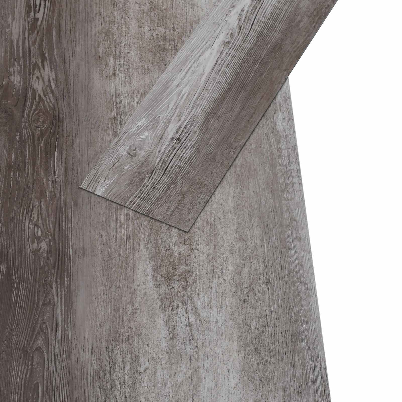 Iseliimuvad PVC Plankpõrandad Ribaga puit 30,5 x 61 cm 28 tk