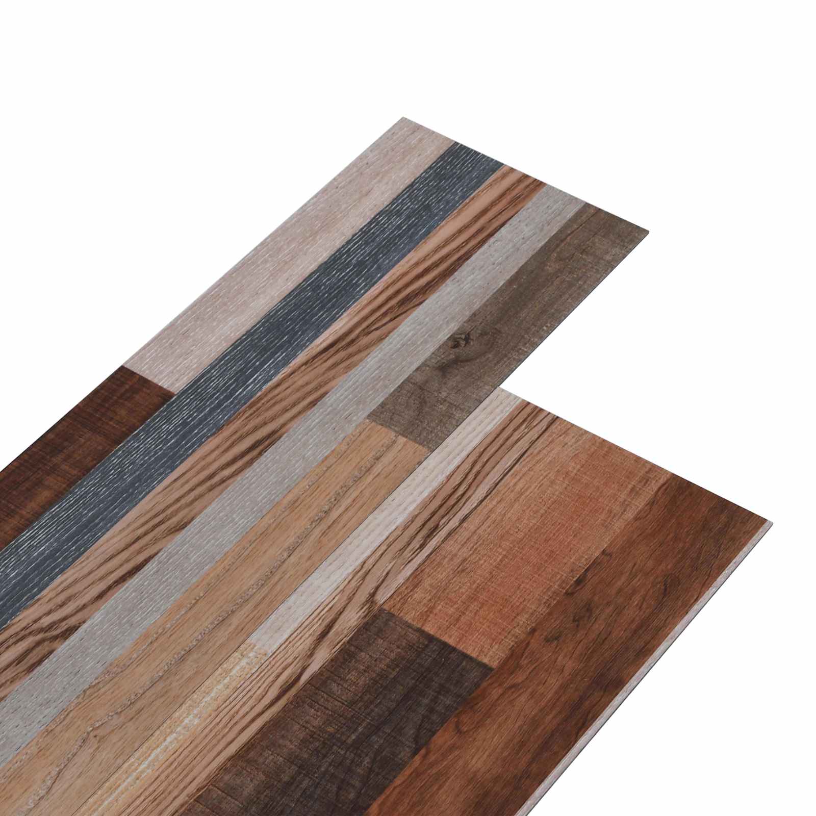 Iseliimuvad PVC Plankpõrandad Mitmevärviline 30,5 x 61 cm 28 tk