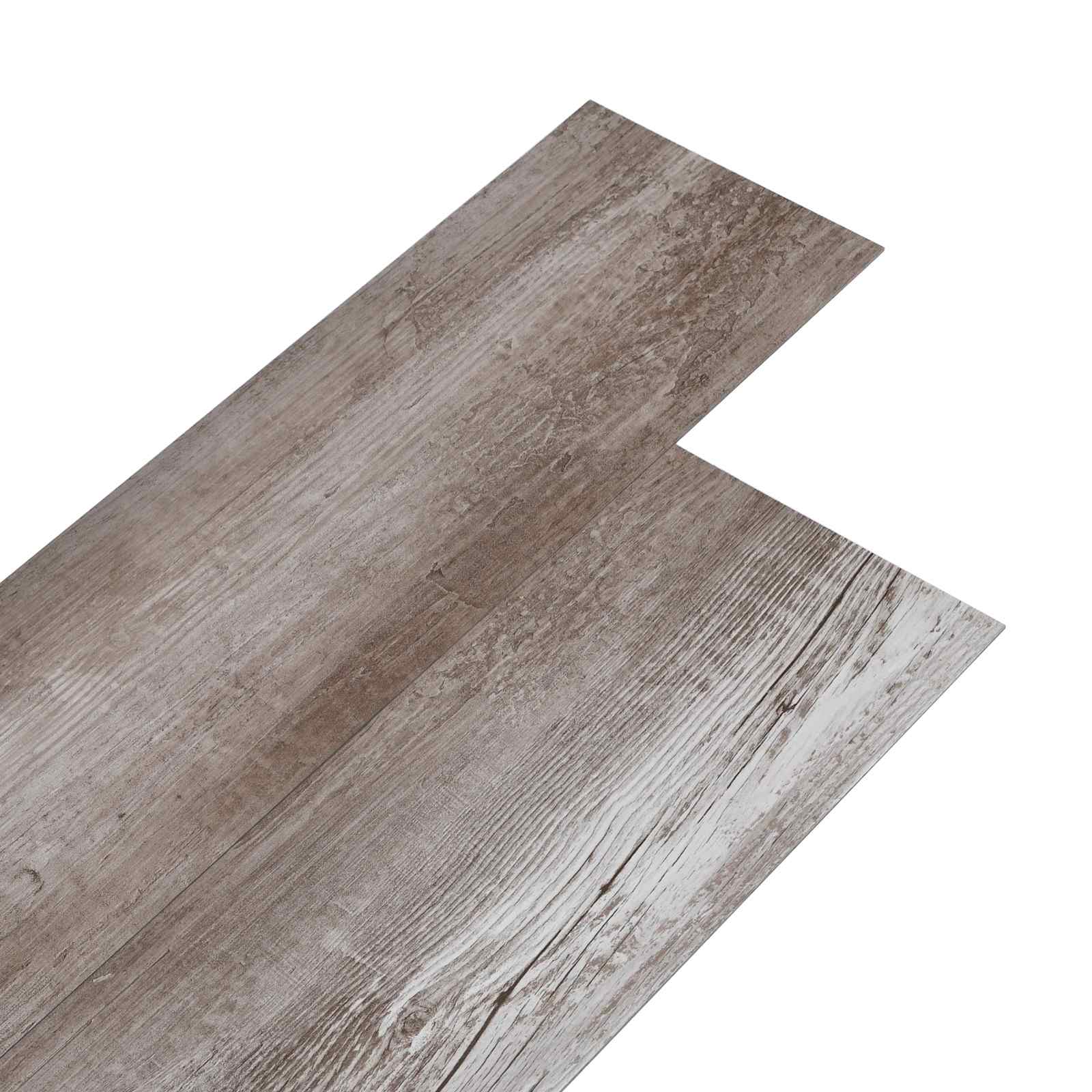 Iseliimuvad PVC Plankpõrandad Matte Puit Pruun 30,5 x 61 cm