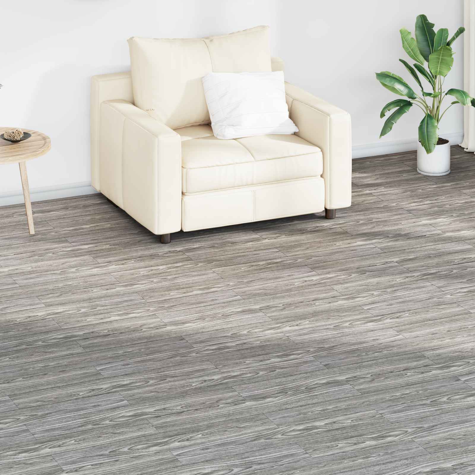 Põrandaplaadid Tumehall 2,51 m² 18 tk PVC