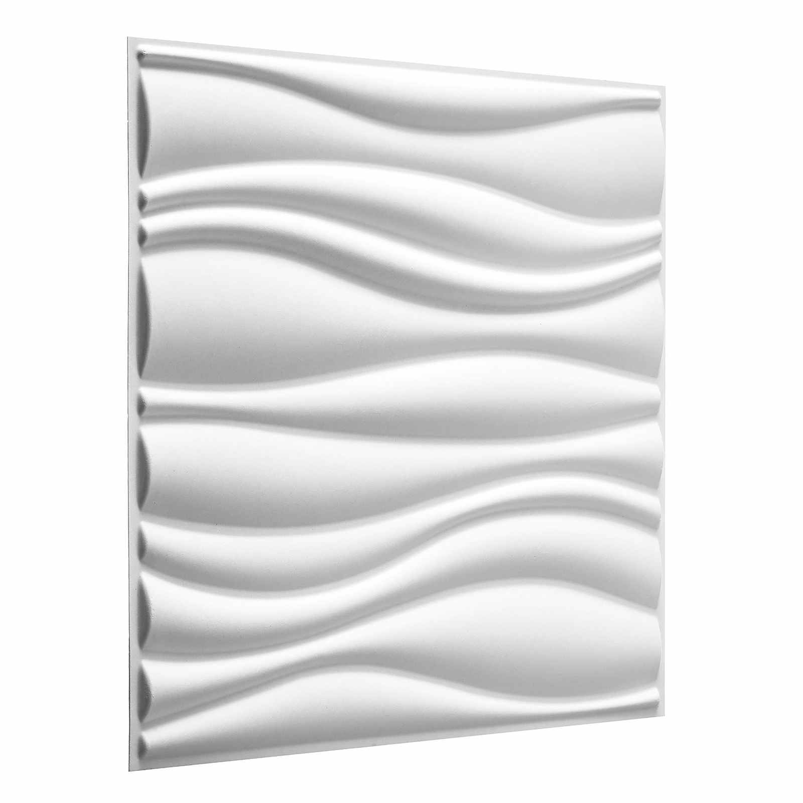 Seinapaneelid 4 tk 50 x 50 cm Valge