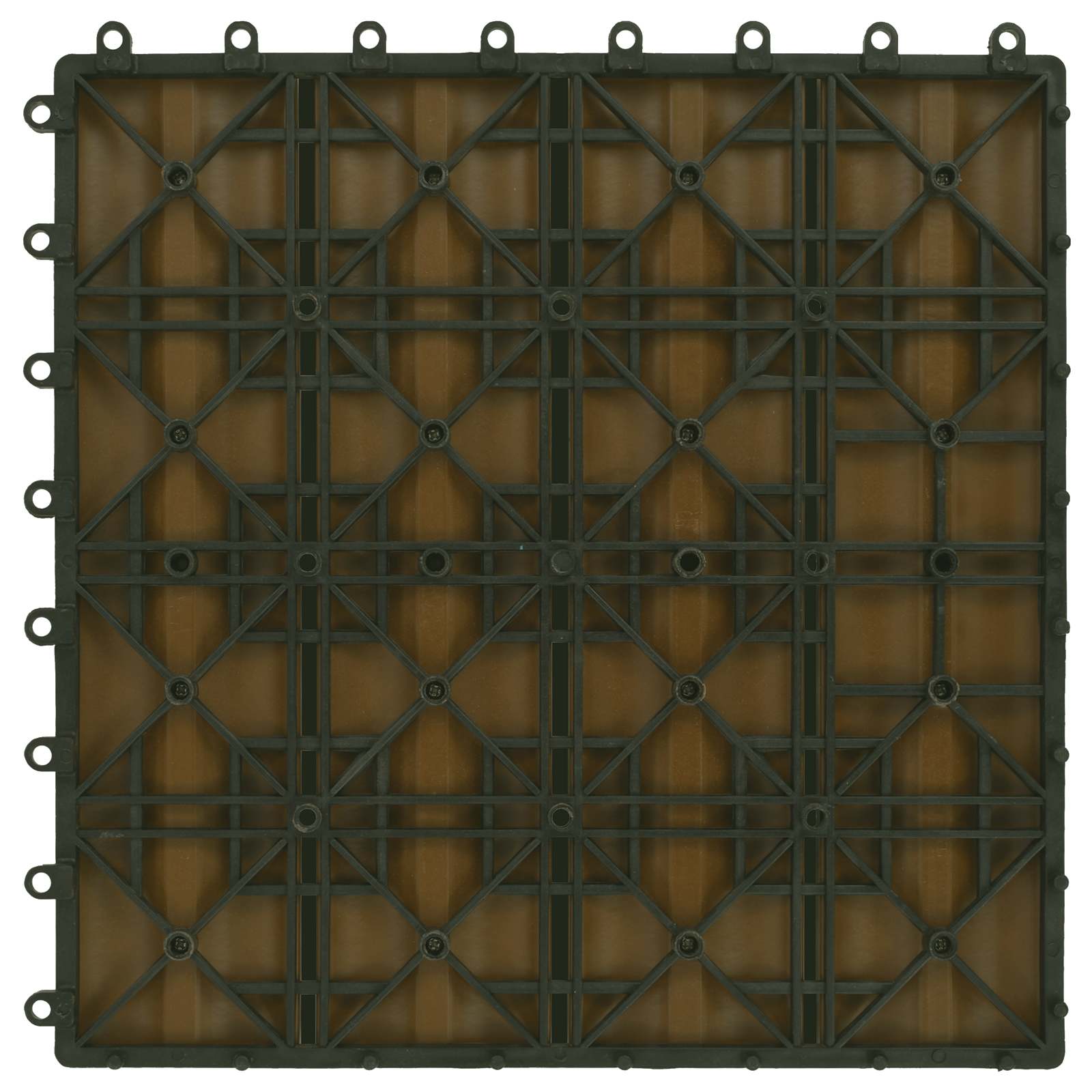 Terrassiplaat 3D disain 11 tk Tiikpuu 30 x 30 cm WPC